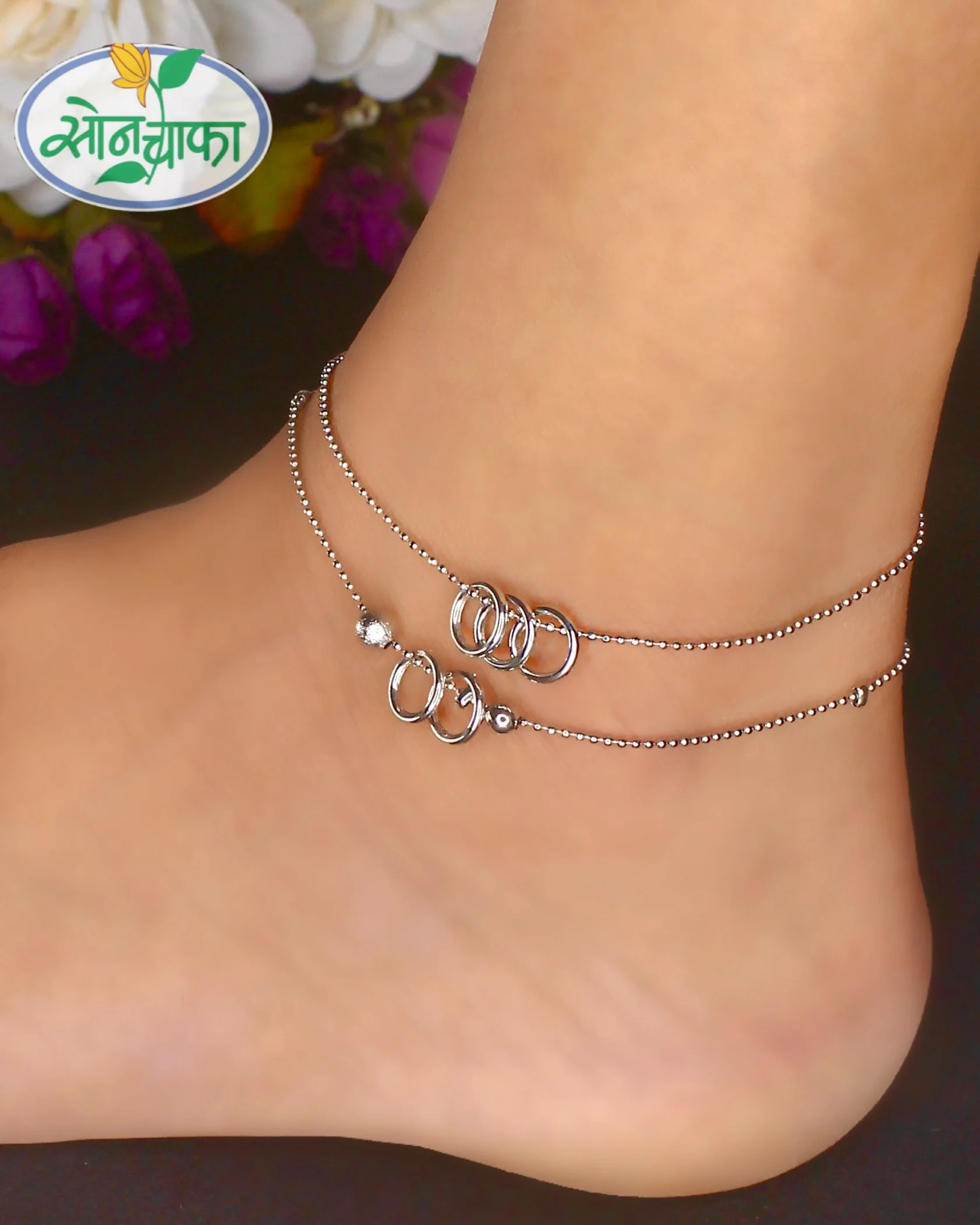 CIRCLE DESIGNER ANKLET - Image 2
