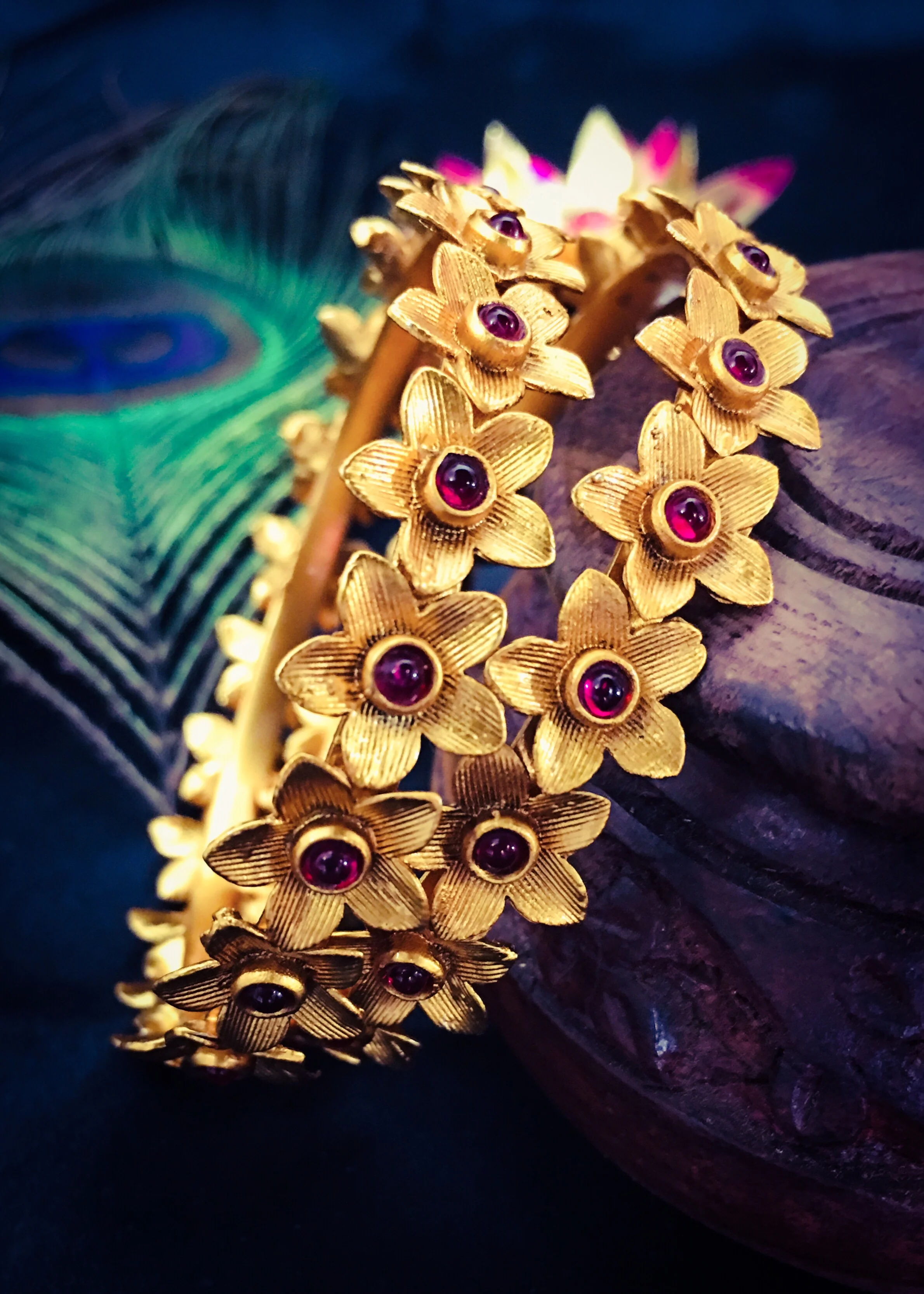 FLORET KEMP STONE BANGLES - Image 2