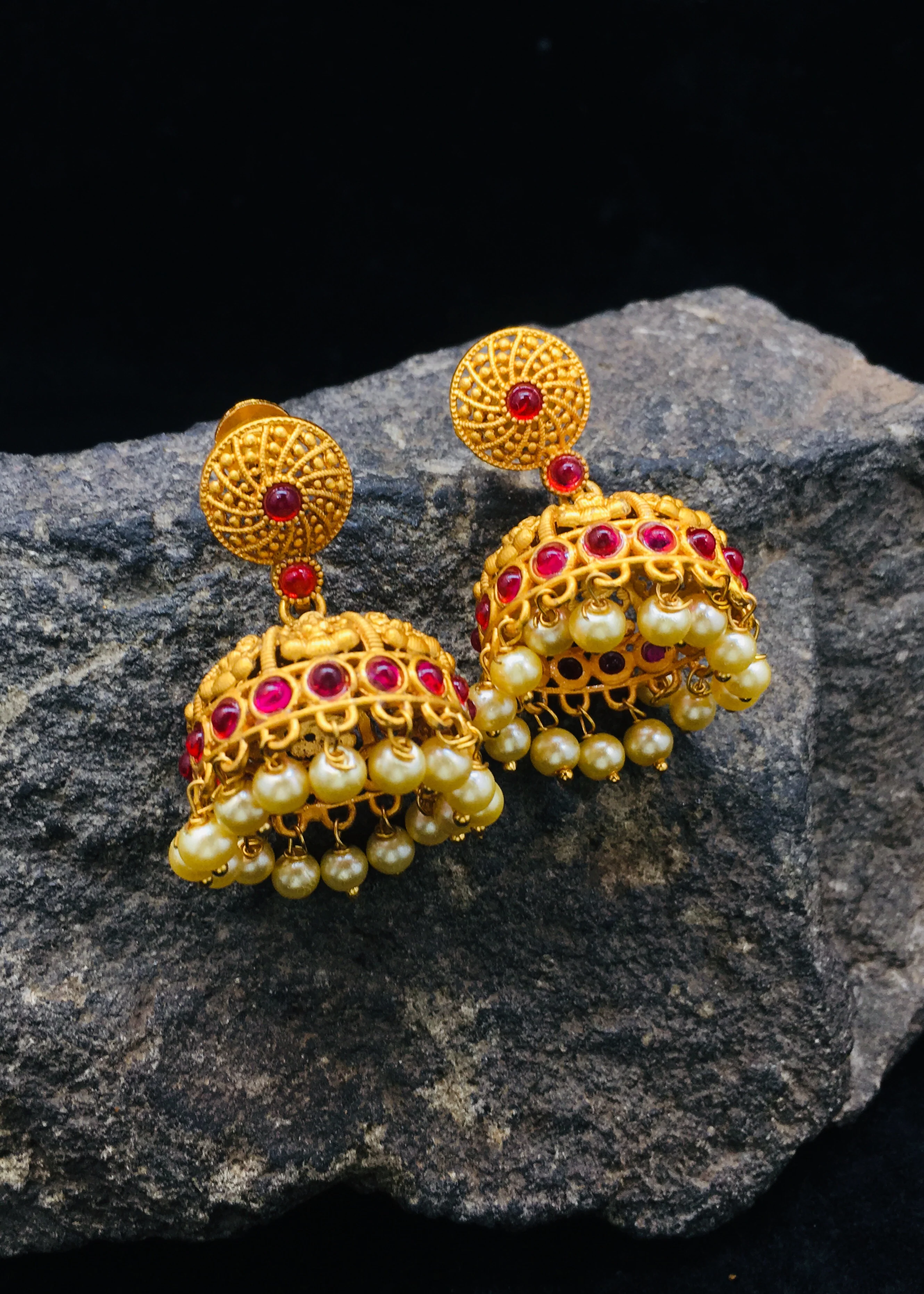 GODDESS LAXMI DESIGNER JHUMKI - Image 4