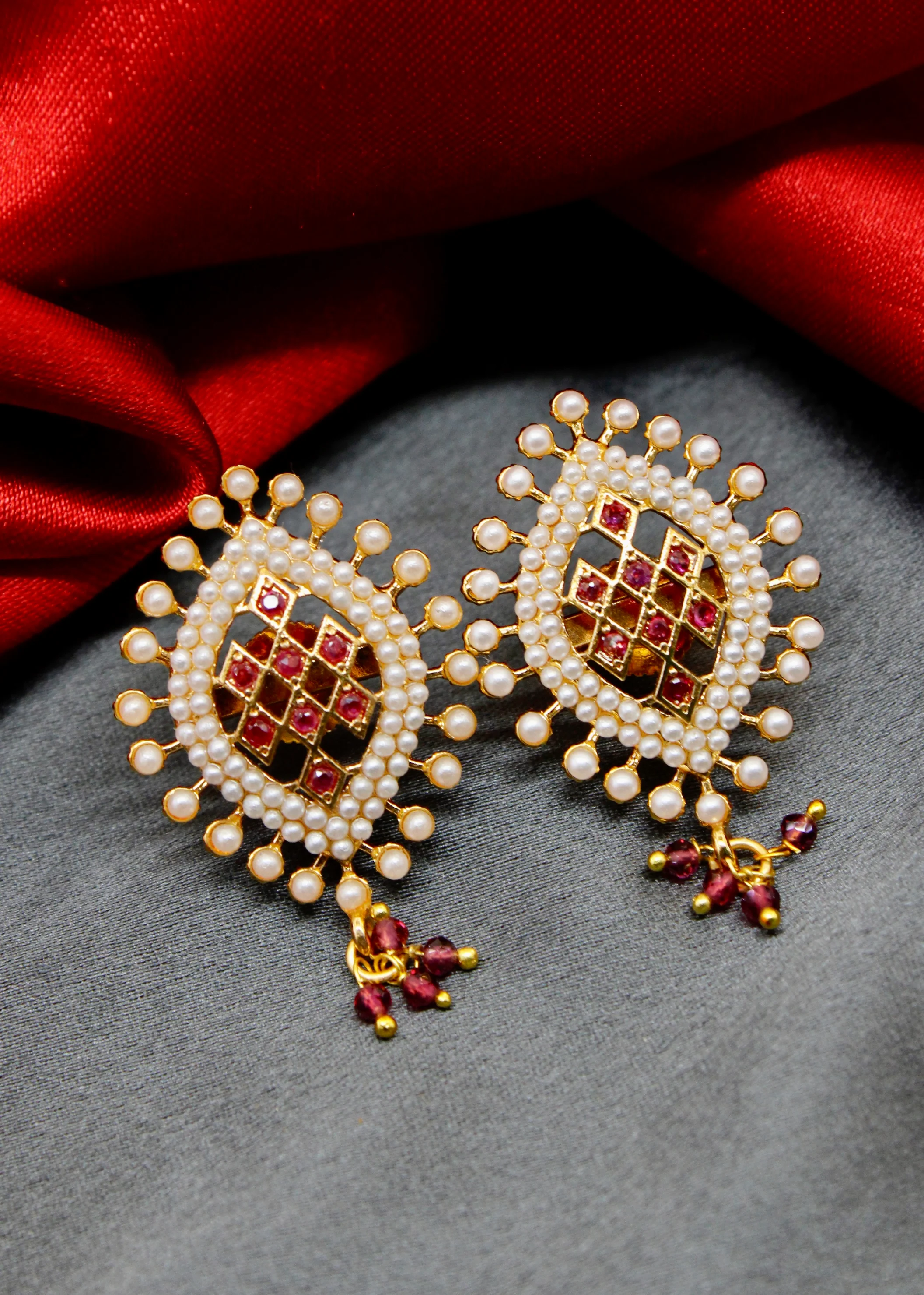 ELEGANT MOTI EARRINGS - Image 3