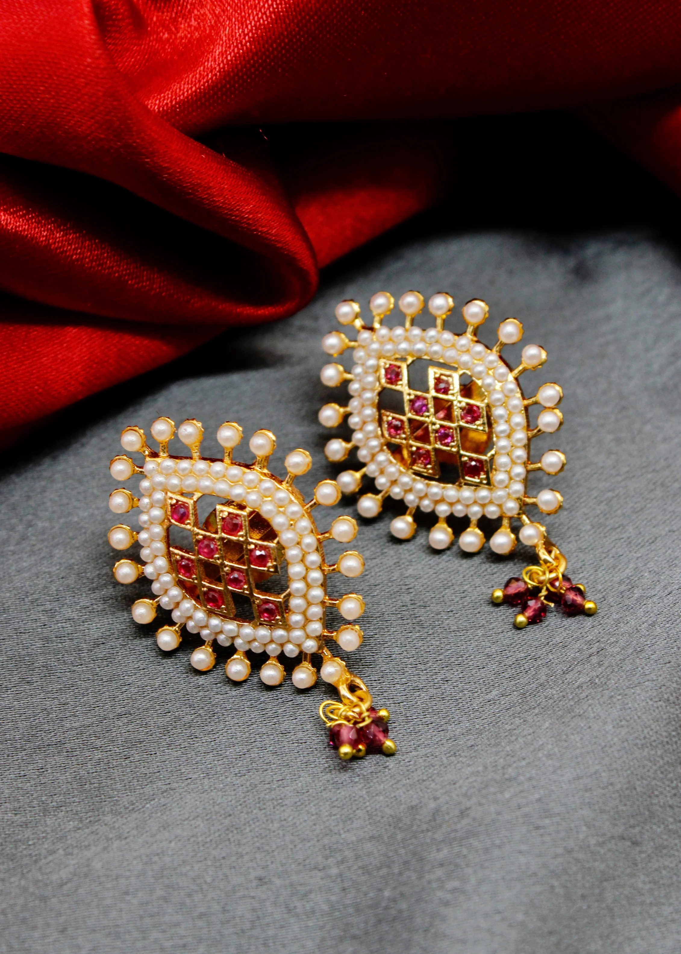 ELEGANT MOTI EARRINGS - Image 4