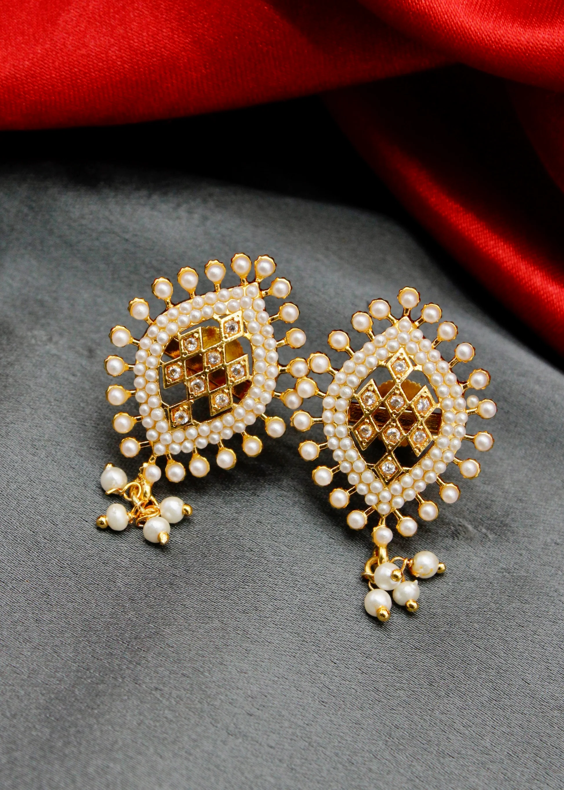 ELEGANT MOTI EARRINGS - Image 5