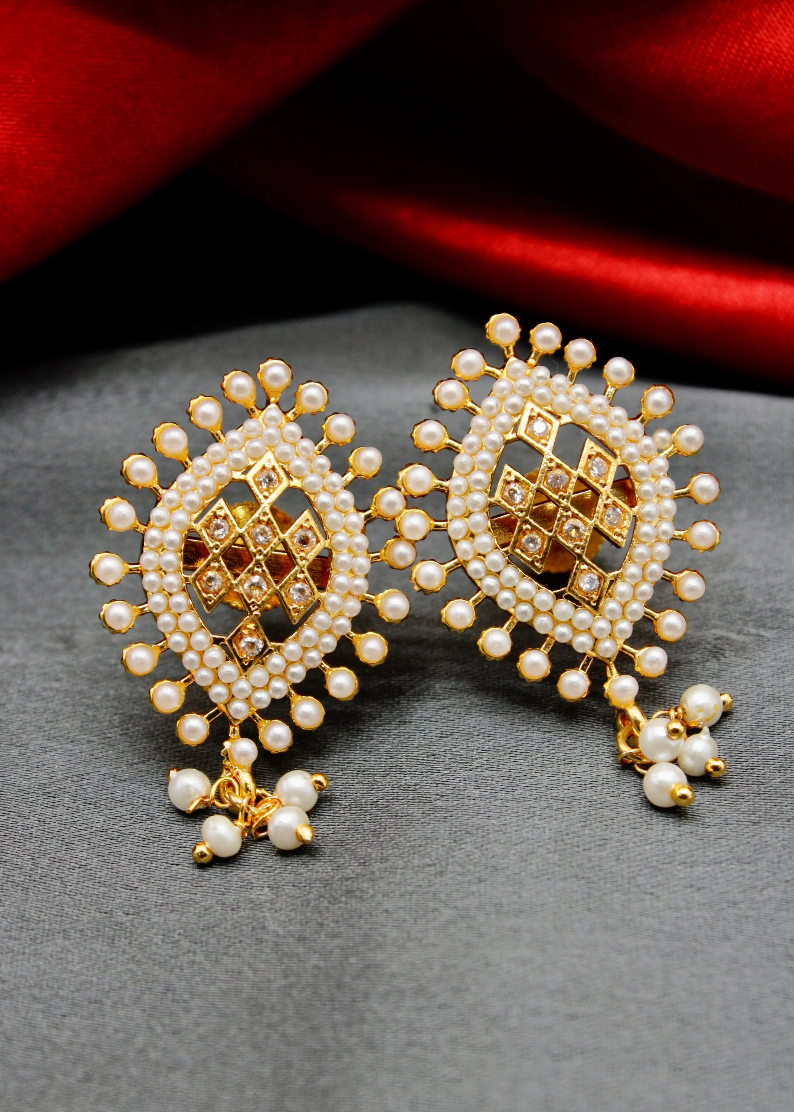 ELEGANT MOTI EARRINGS - Image 6