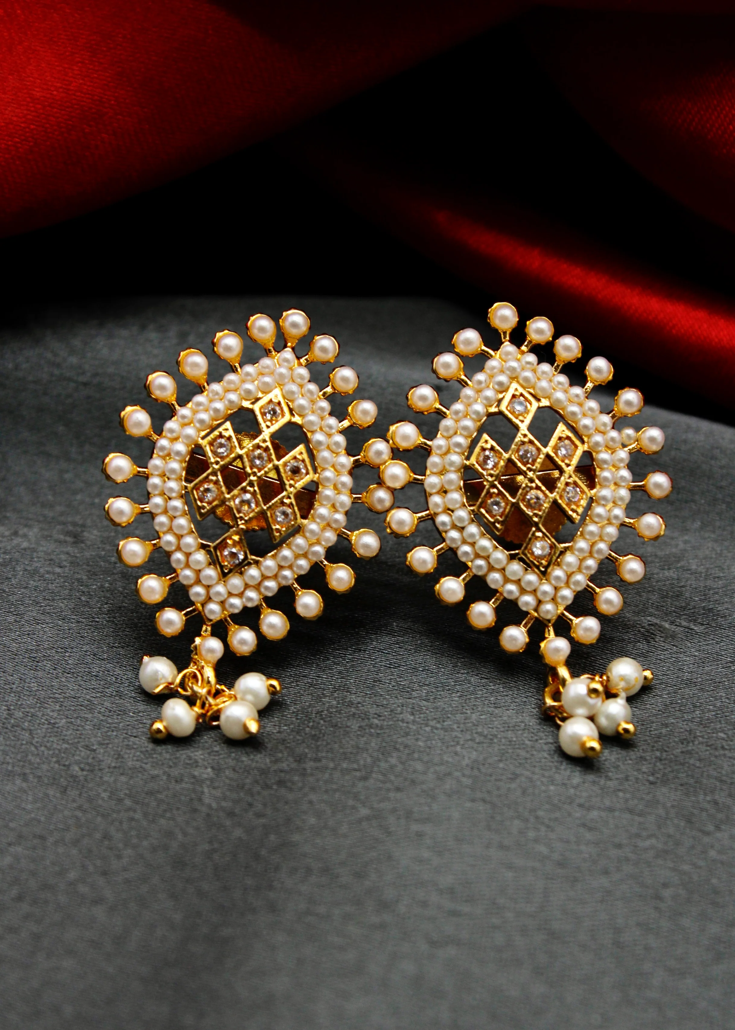 ELEGANT MOTI EARRINGS - Image 8