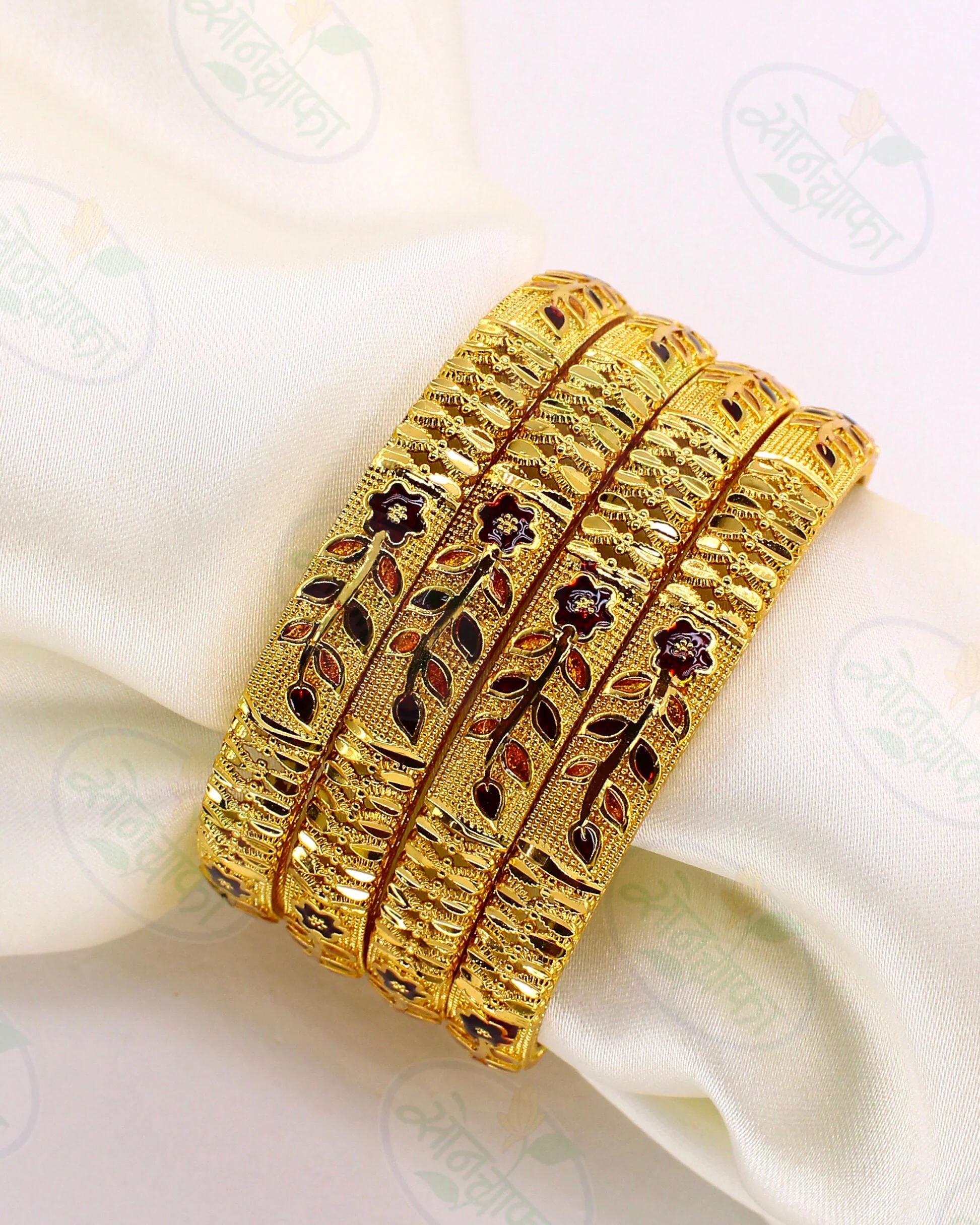 IMPRESSIVE FLORET DESIGNER BANGLES - Image 2