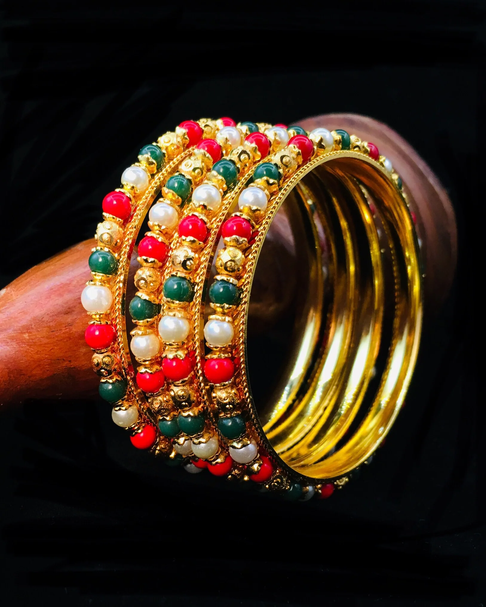 MULTI BEADS MOTI BANGLES - Image 4