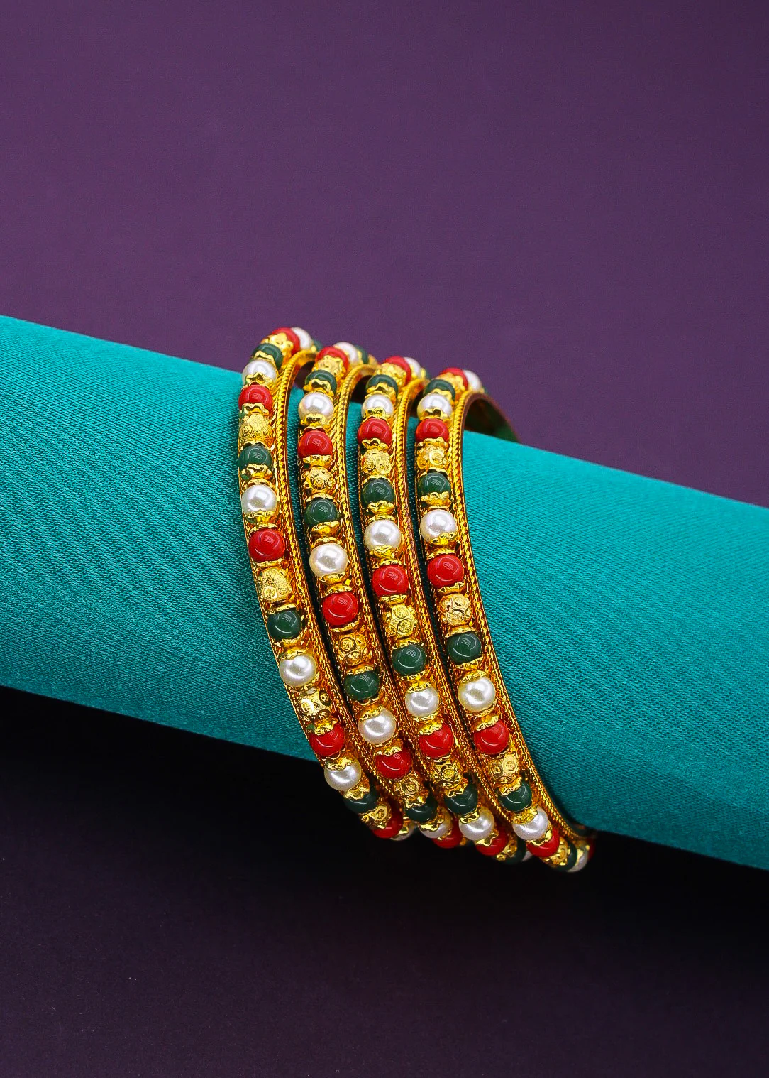 MULTI BEADS MOTI BANGLES - Image 8