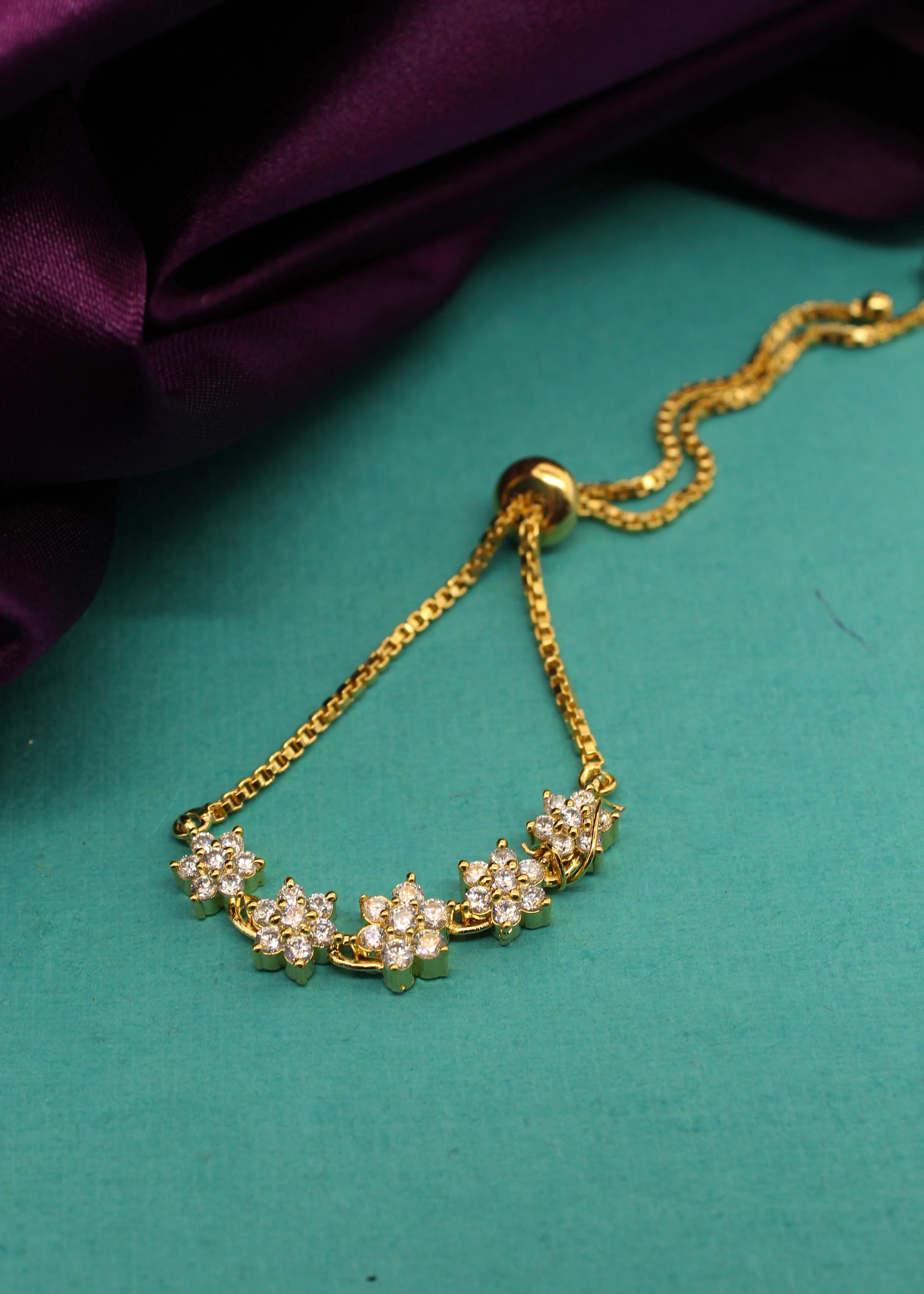 STYLISH FLORAL DIA BRACELET - Image 5