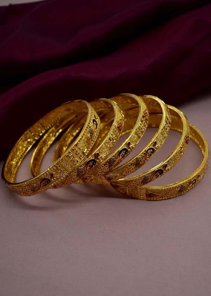 MINA PEAFOWL DESIGNER BANGLES - Image 7