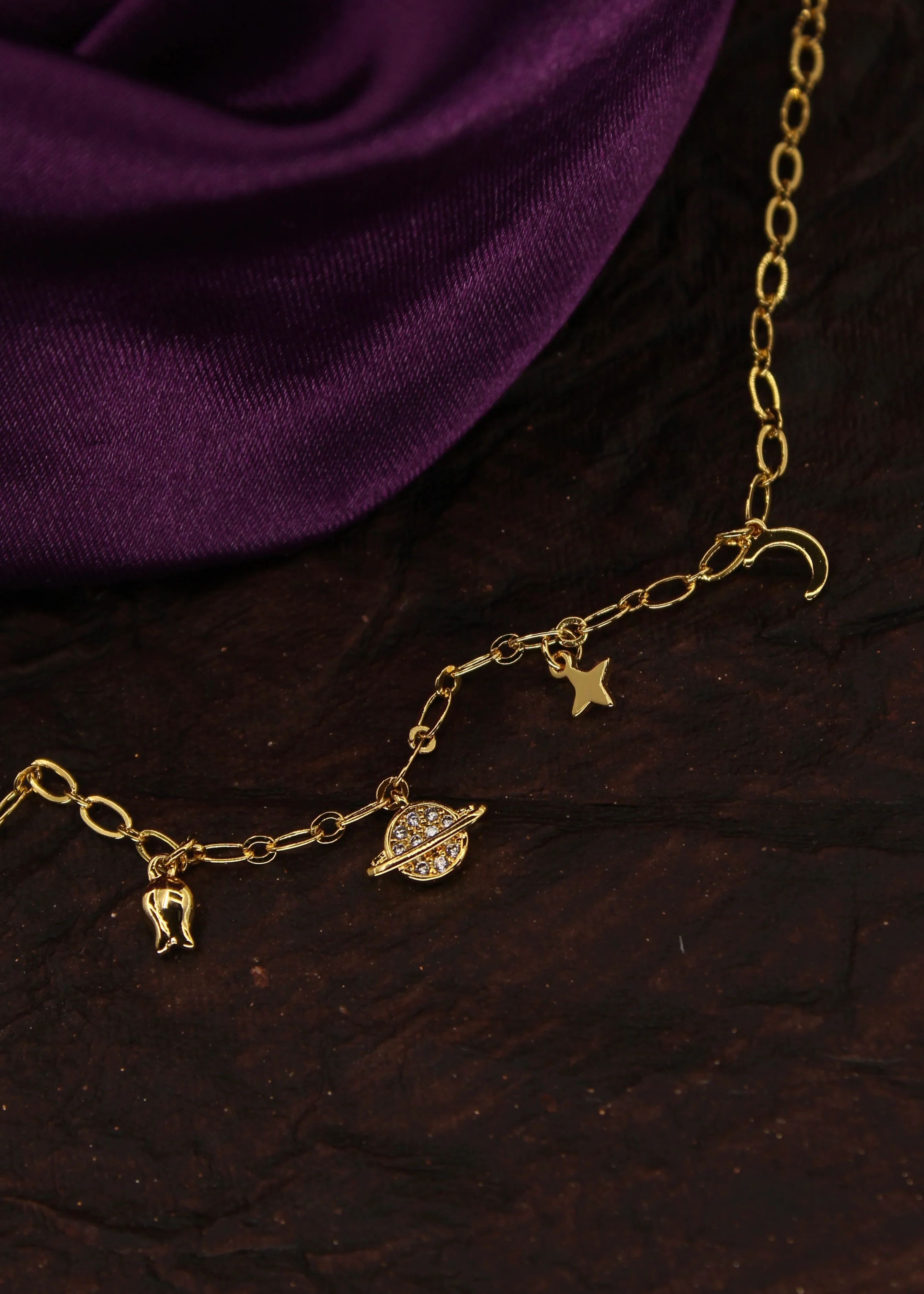 DIA PLANET DESIGNER ANKLET - Image 3