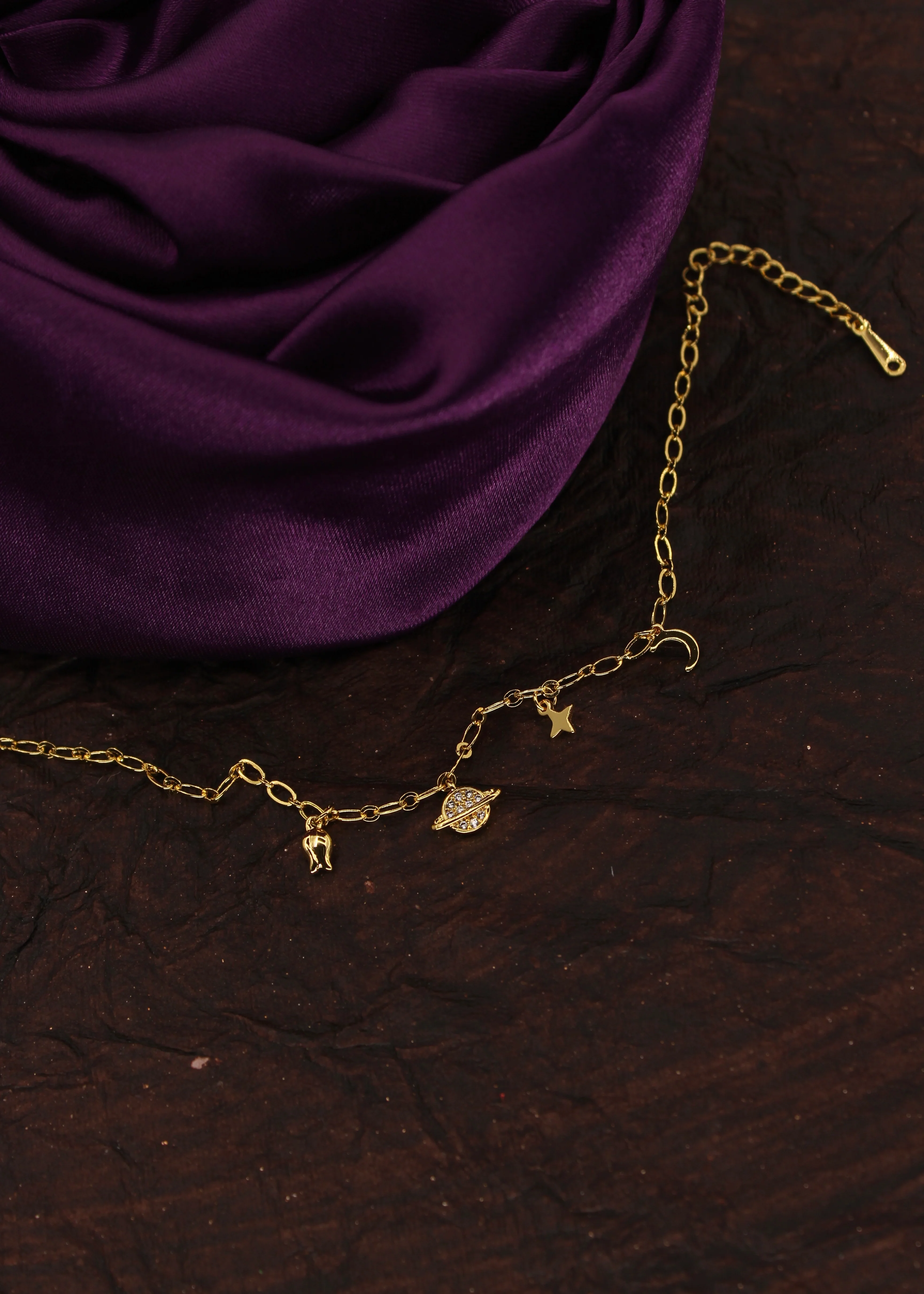 DIA PLANET DESIGNER ANKLET - Image 4