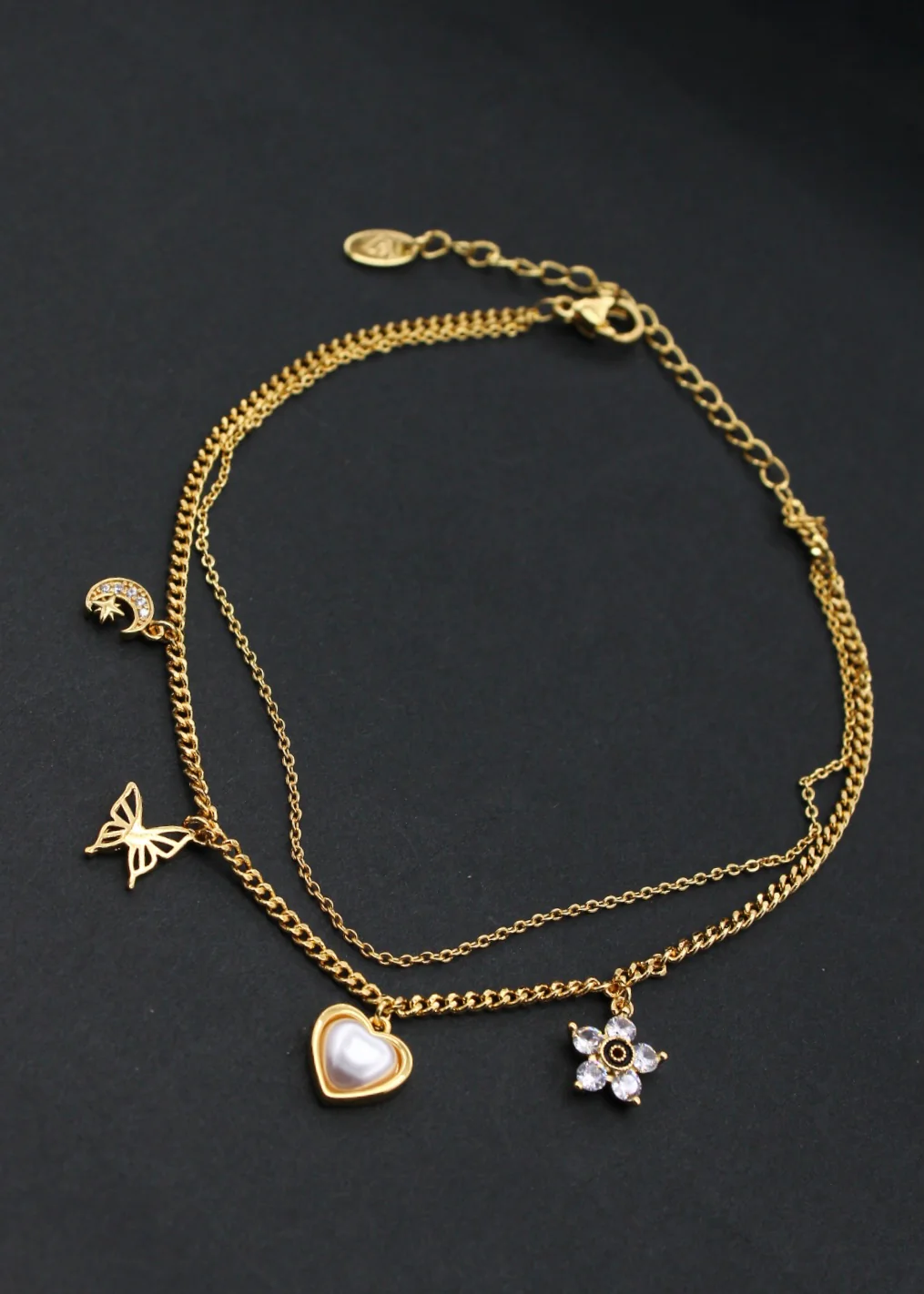 DAINTY ROSE GOLD ANKLET - Image 2