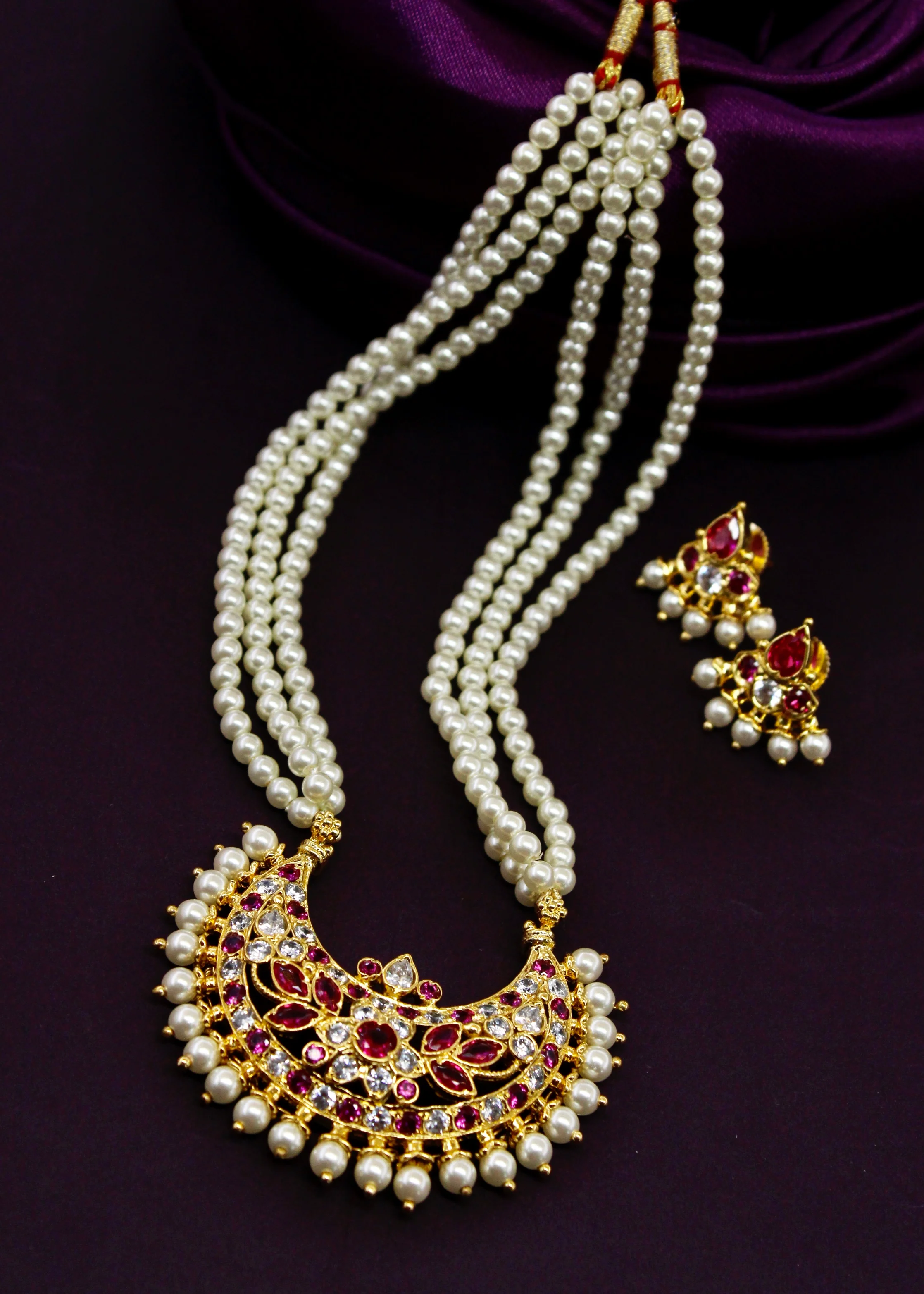 DELIGHT LEAFY FLORAL NECKLACE - Image 2