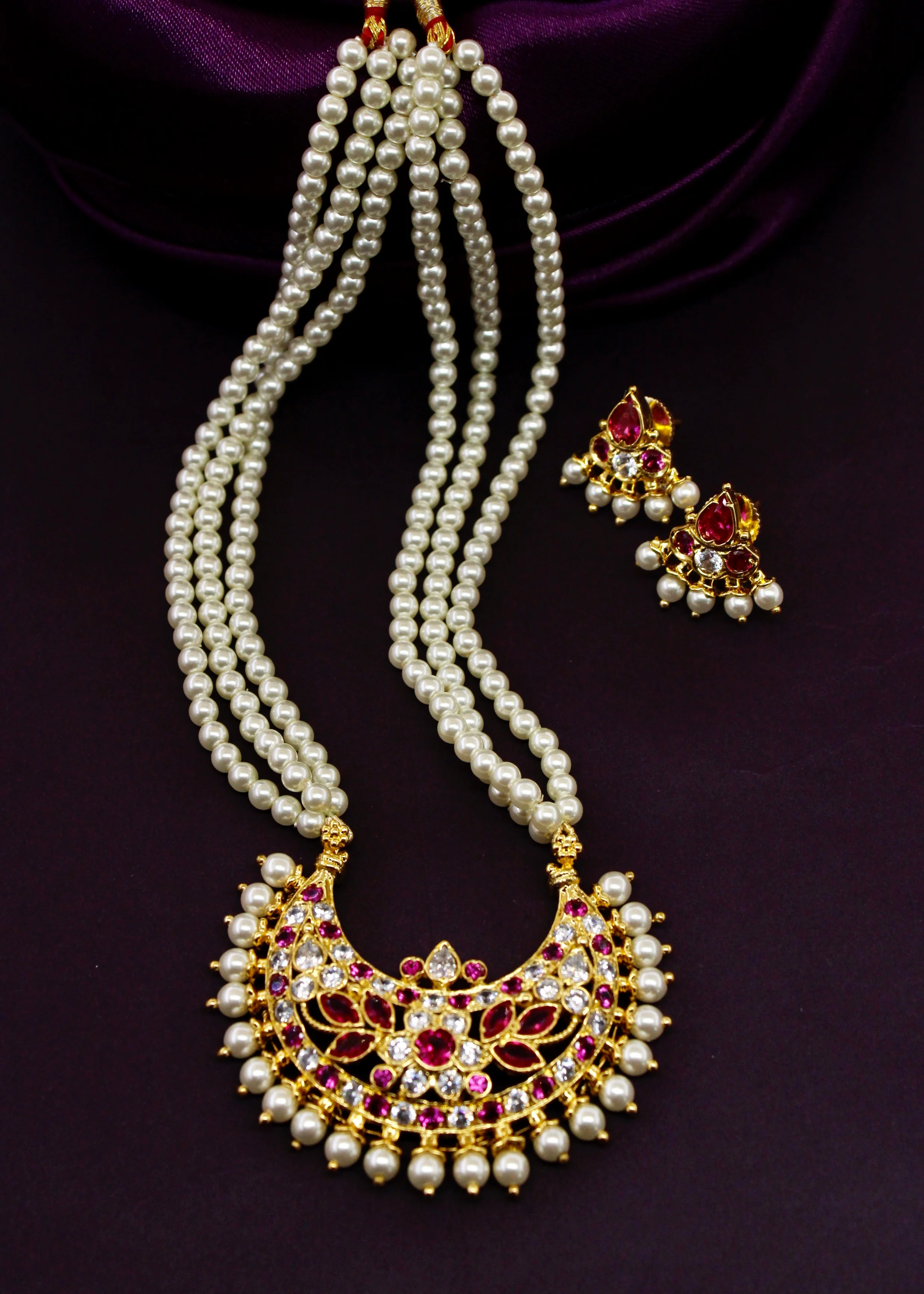 DELIGHT LEAFY FLORAL NECKLACE - Image 3