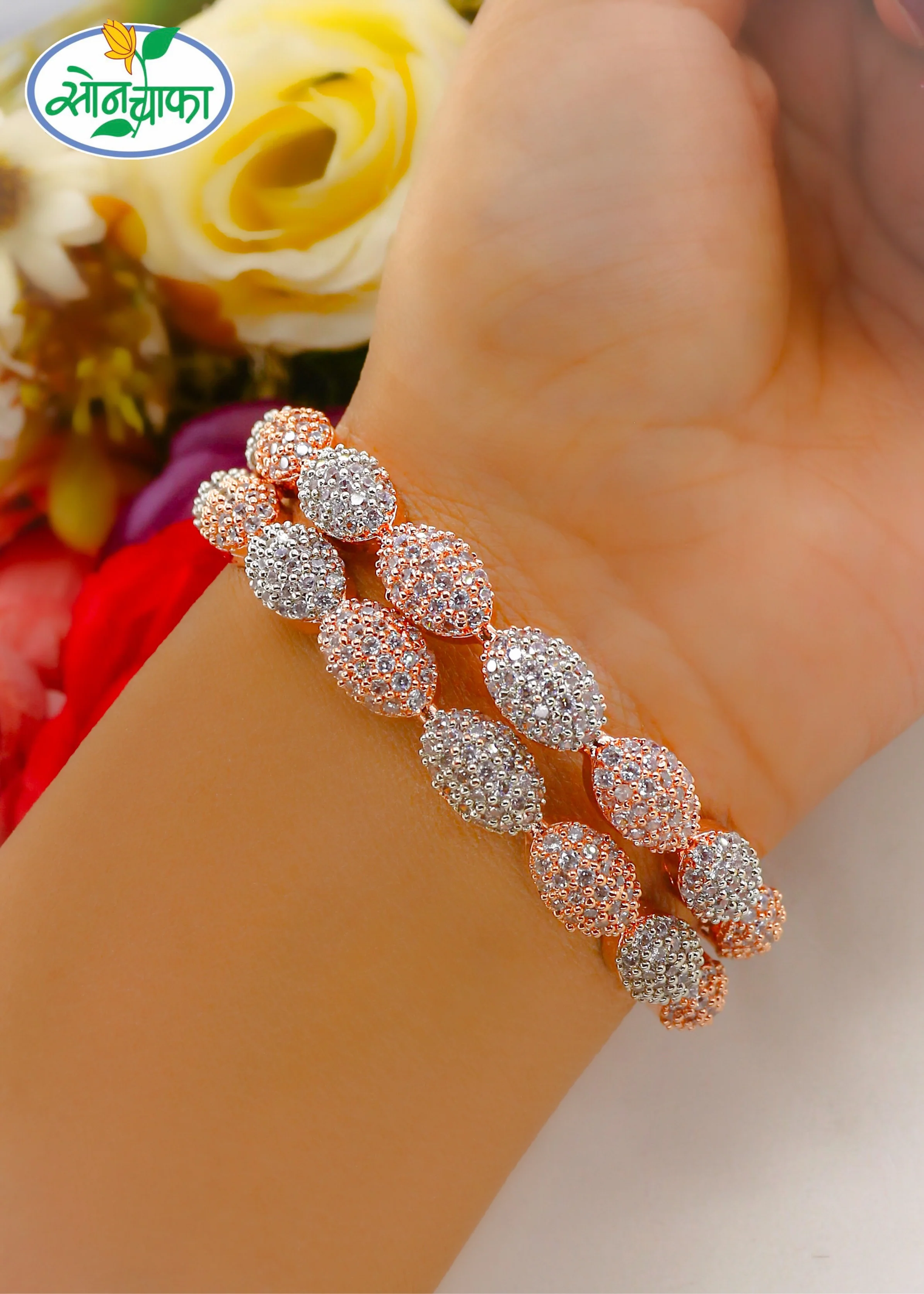 GLORIOUS DIA BANGLES - Image 2