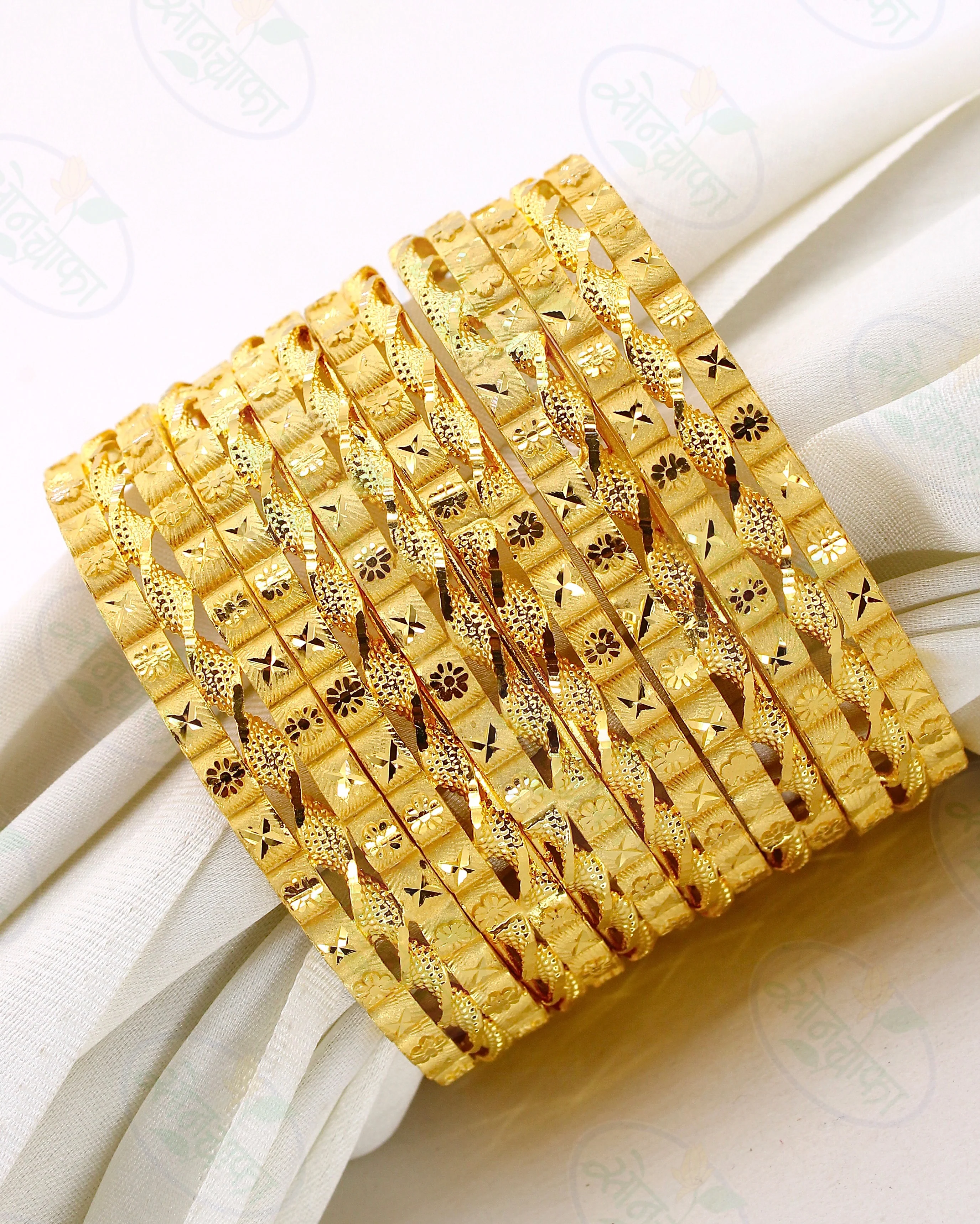 REGAL TOUCH GOLD PLATED BANGLES - Image 2