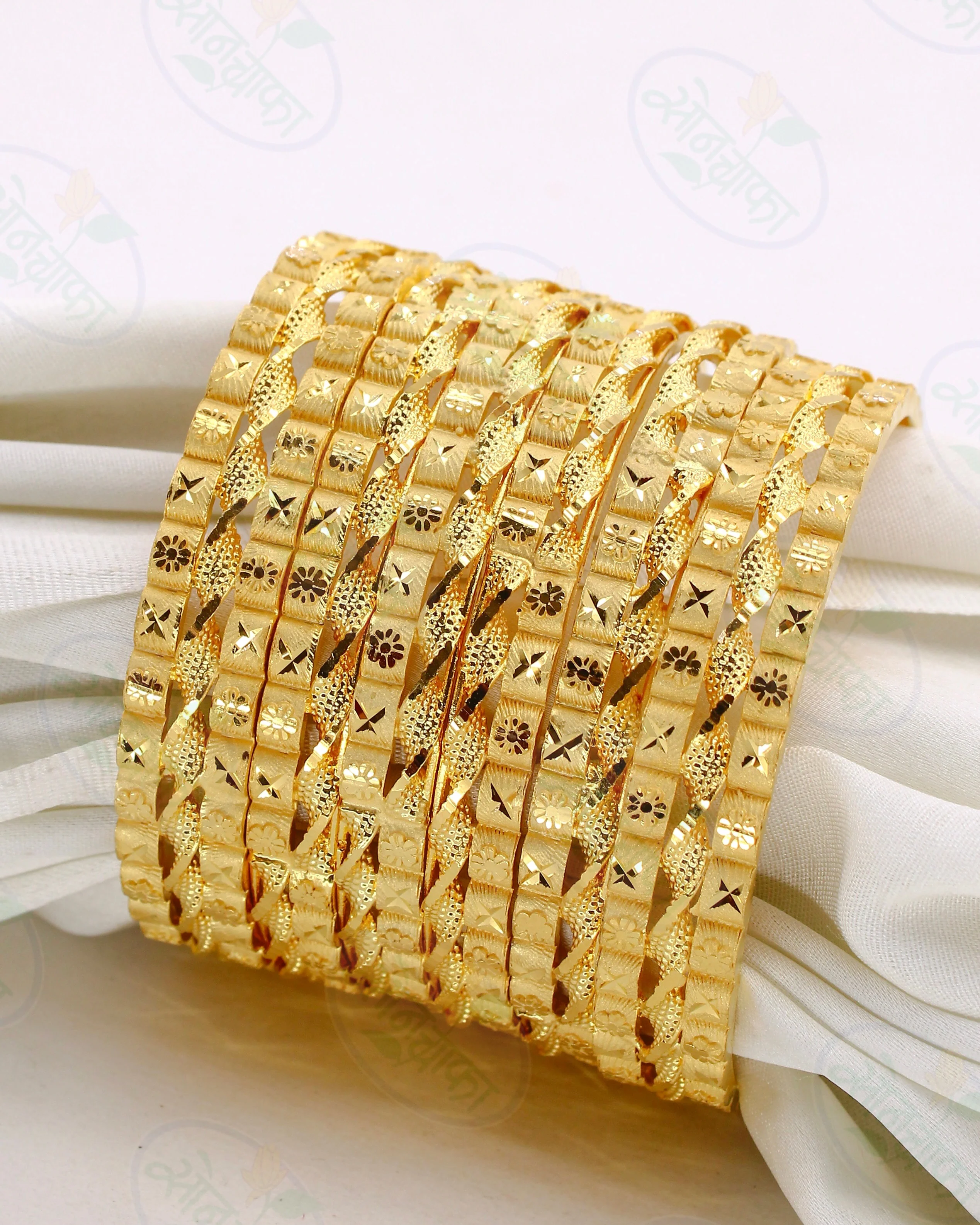 REGAL TOUCH GOLD PLATED BANGLES - Image 4