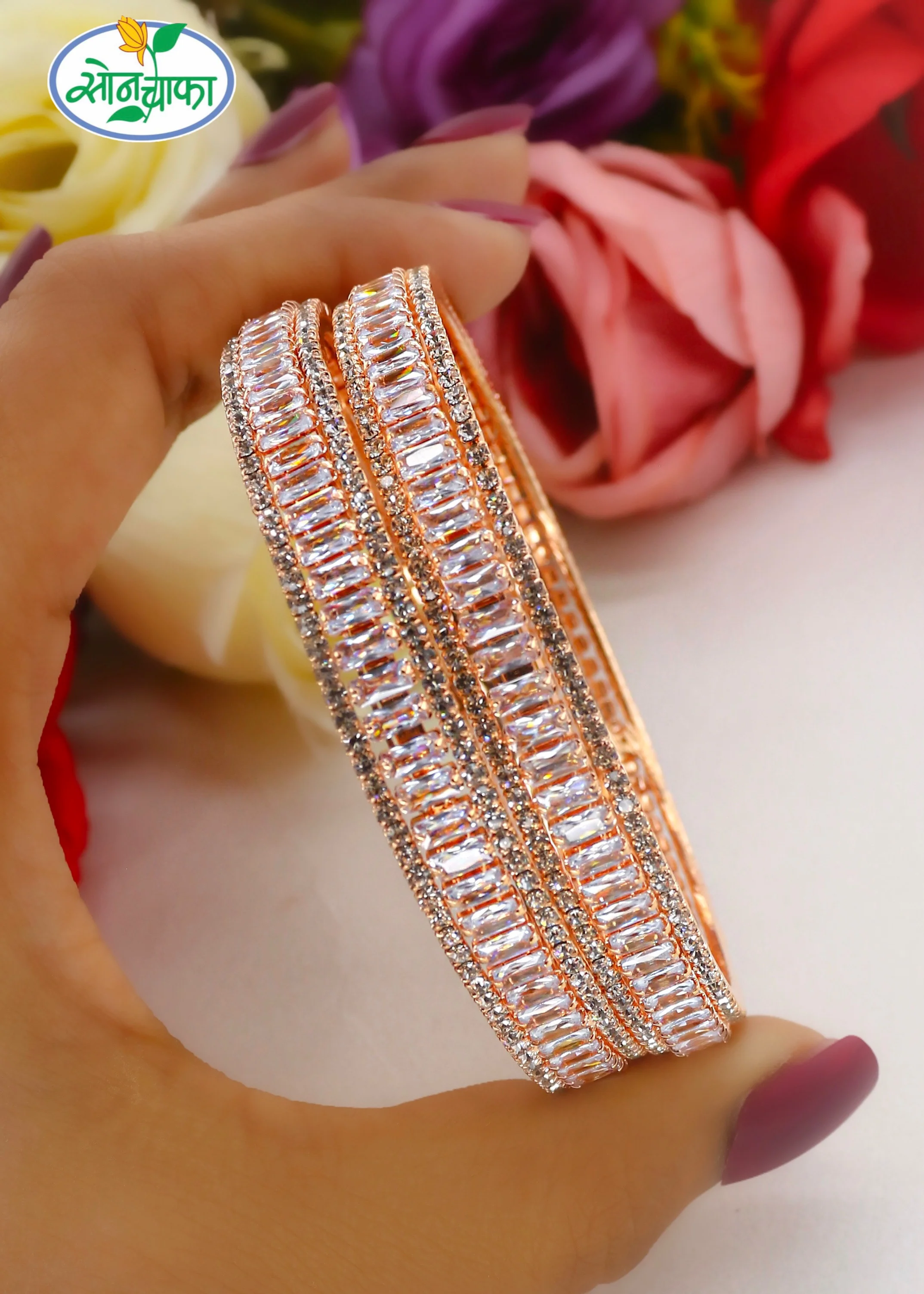 FANCY DIAMOND BANGLES - Image 2