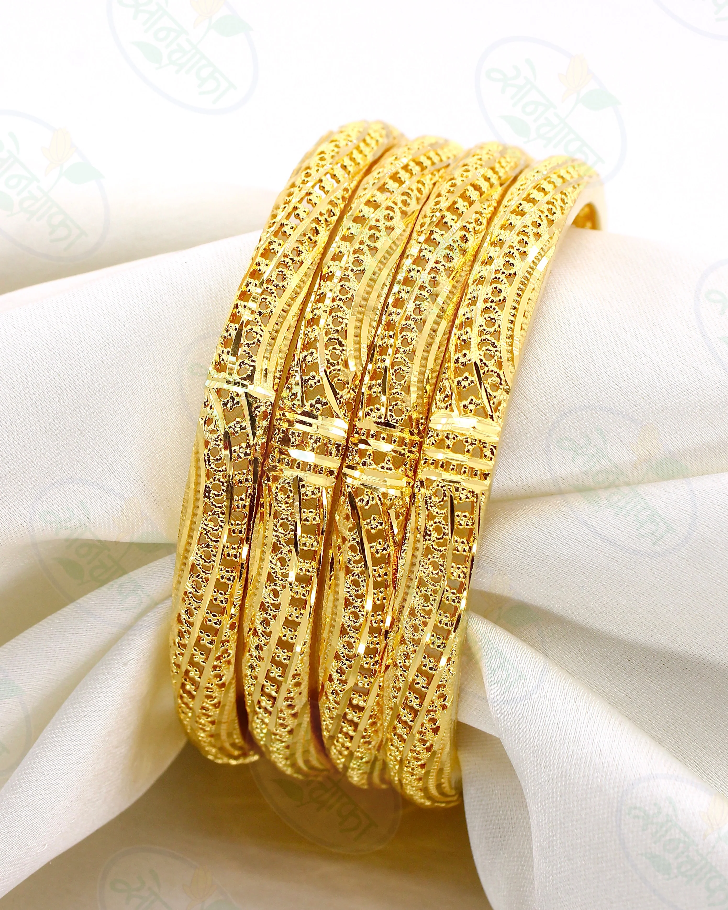 ICONIC GOLD PLATED BANGLES - Image 2