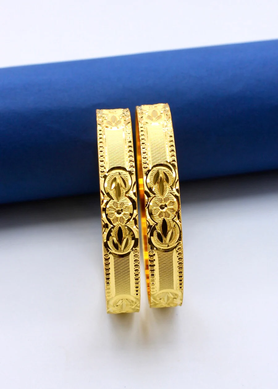 DESIGNER GOLD PLATED BANGLES - Image 8