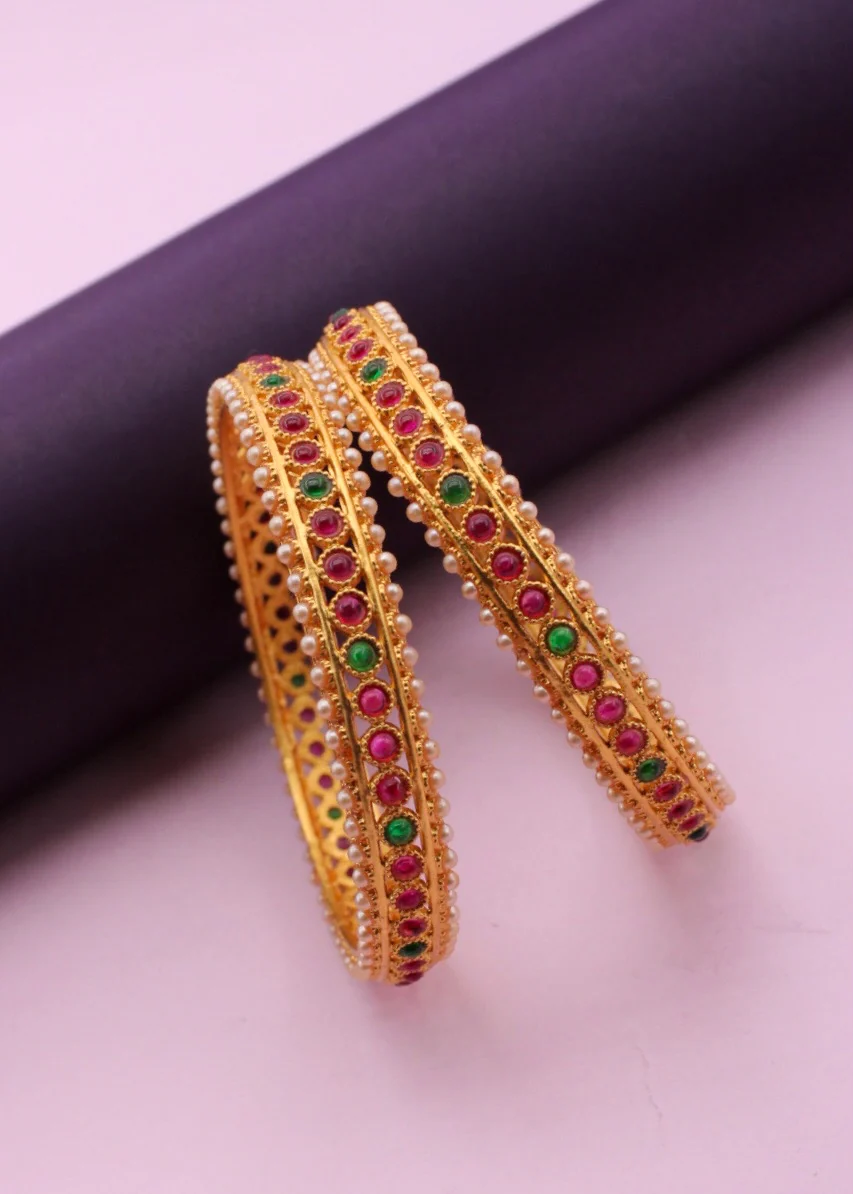 ATTRACTIVE MATTE BANGLES - Image 2