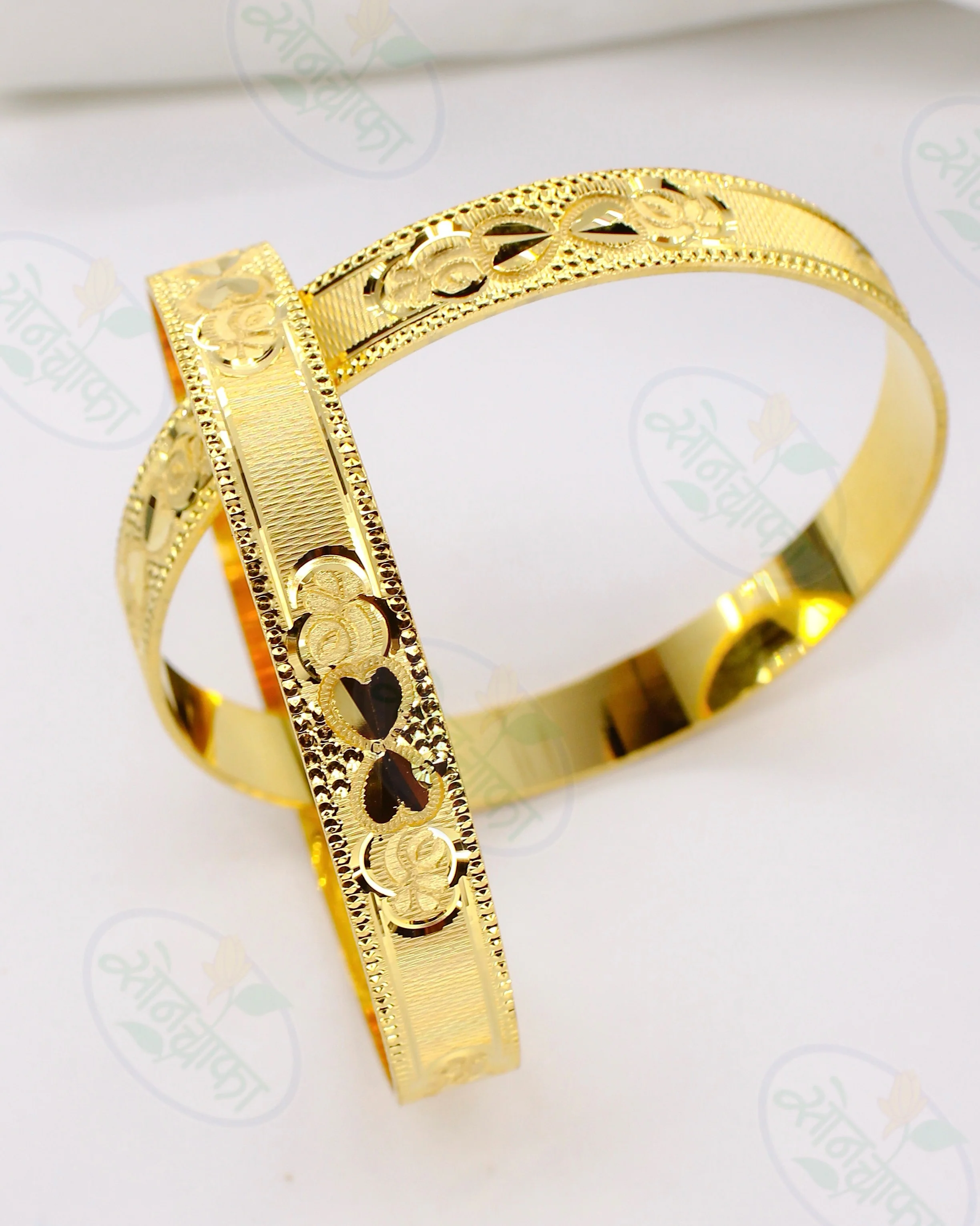 ENTICING GOLD PLATED BANGLES - Image 2