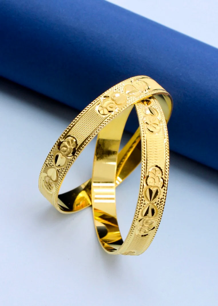 ENTICING GOLD PLATED BANGLES - Image 8