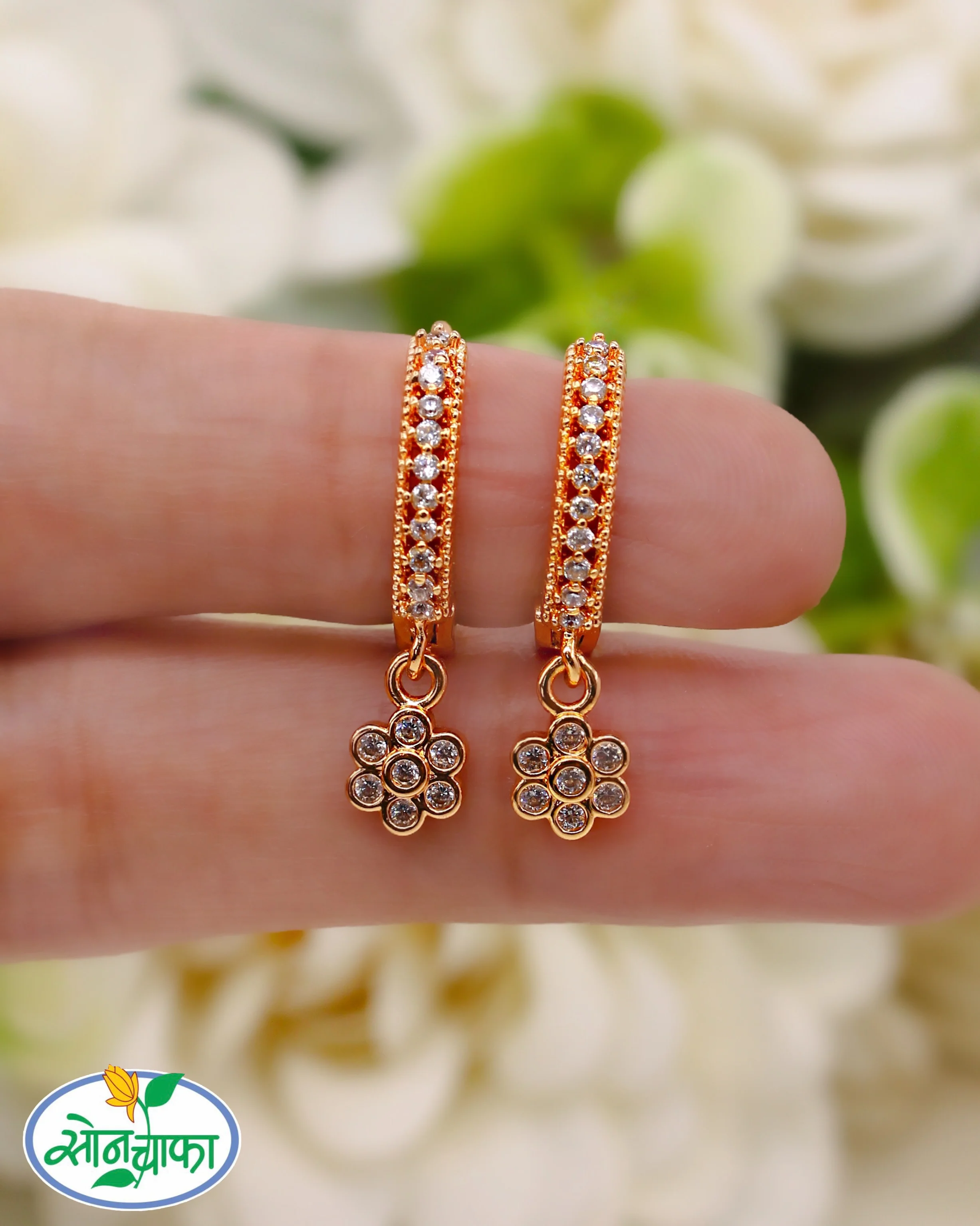 STONE DESIGNER EARRINGS