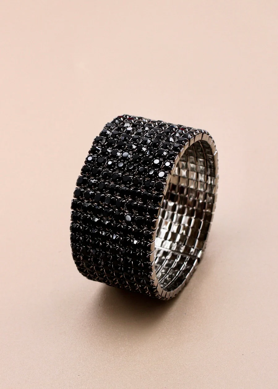 CLASSIC BLACK BEADS BRACELET - Image 5