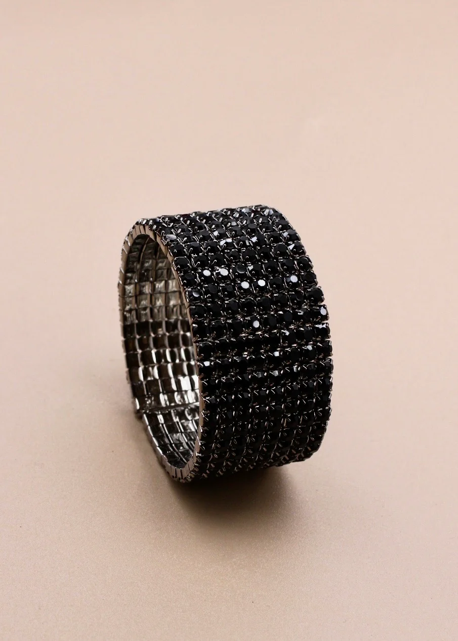 CLASSIC BLACK BEADS BRACELET - Image 6