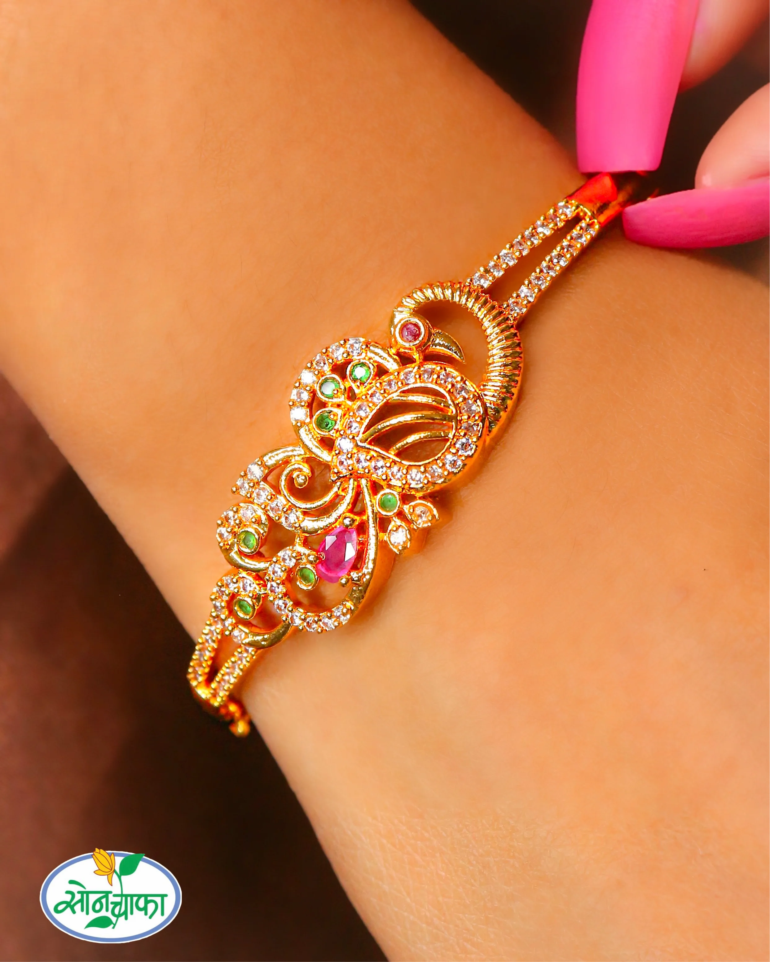 DESIGNER PEACOCK BRACELET