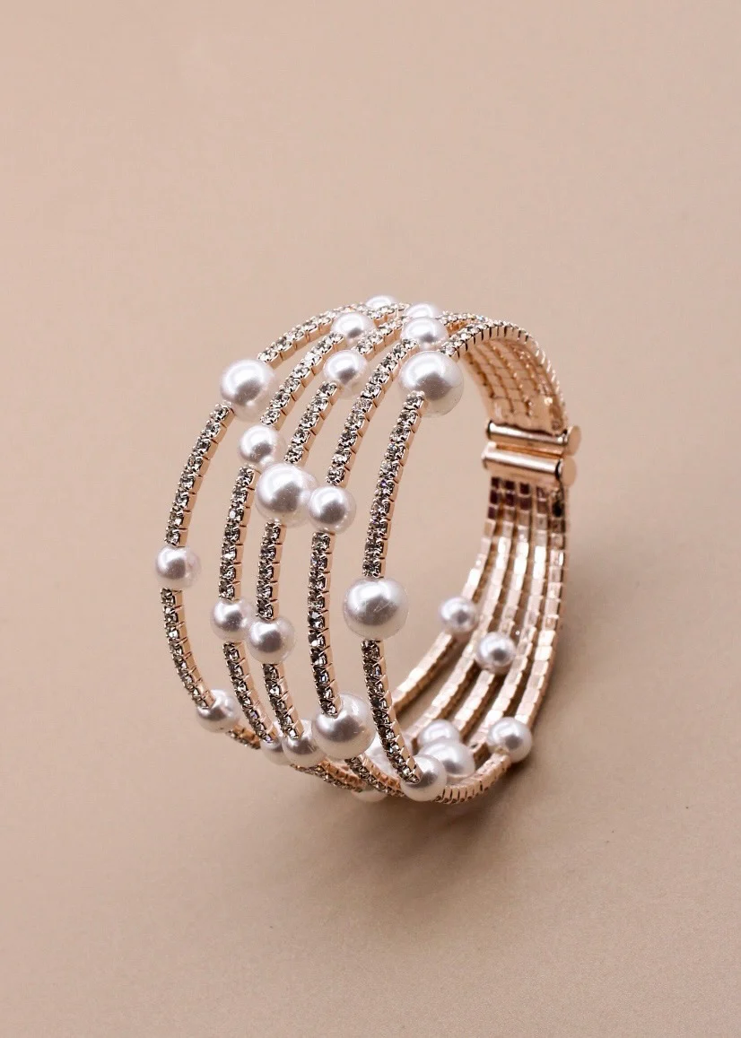 TRENDY PEARL BEADS BRACELET - Image 3