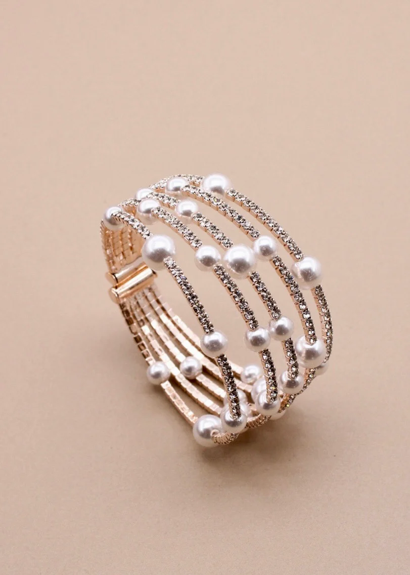 TRENDY PEARL BEADS BRACELET - Image 4