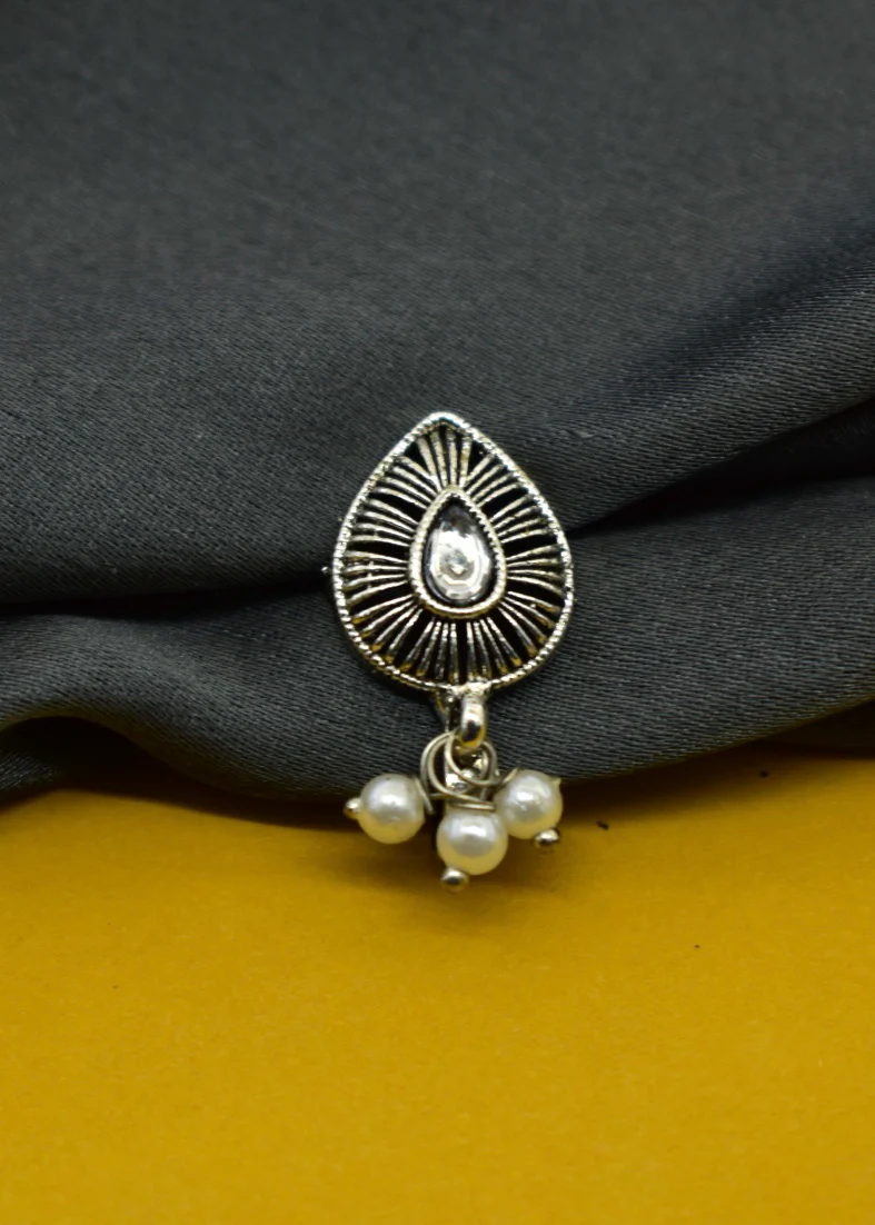 DROPLET DESIGNER NOSE PIN - Image 3
