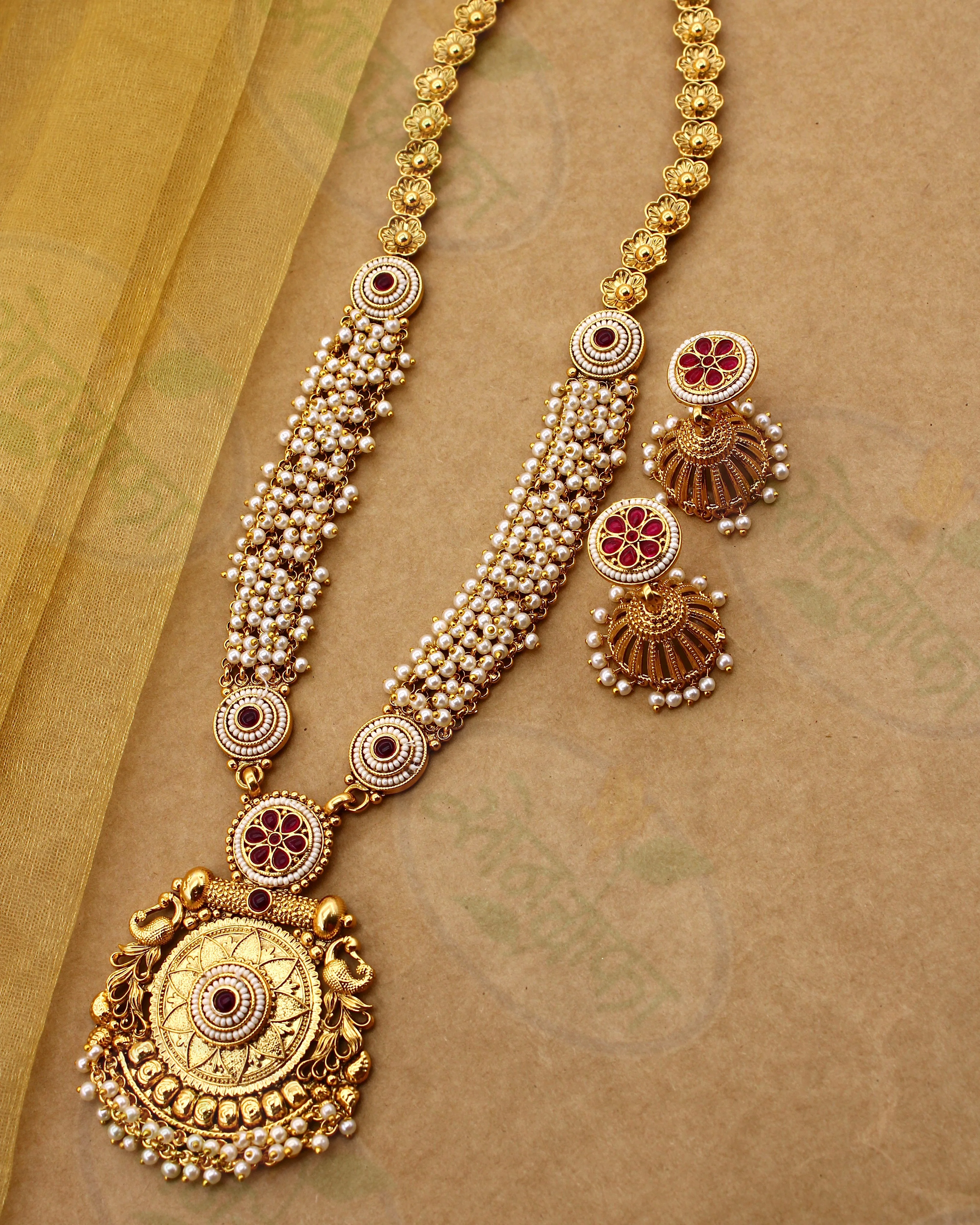 FLORET DESIGNER MOTI NECKLACE