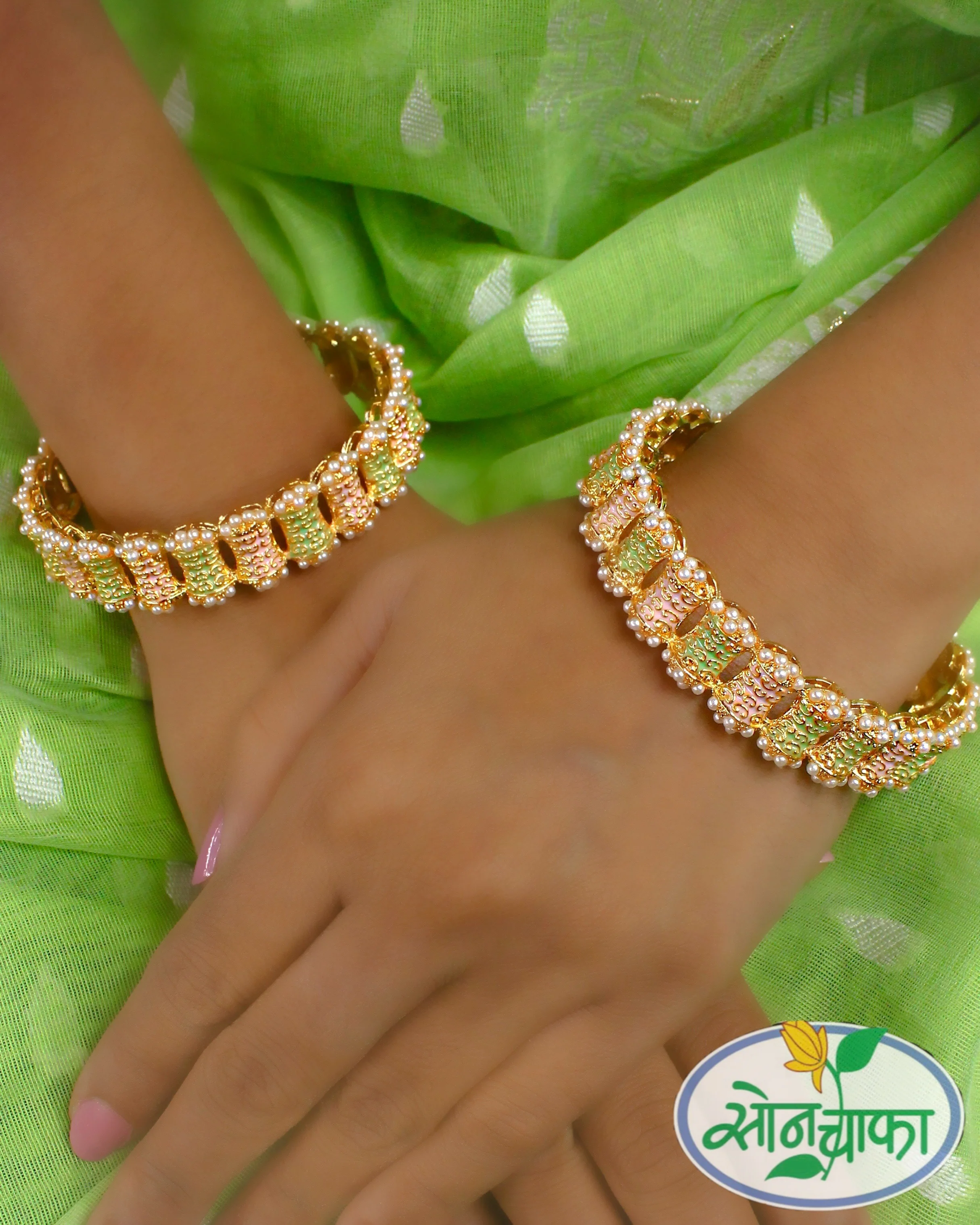 DESIGNER PEARL BANGLES - Image 2