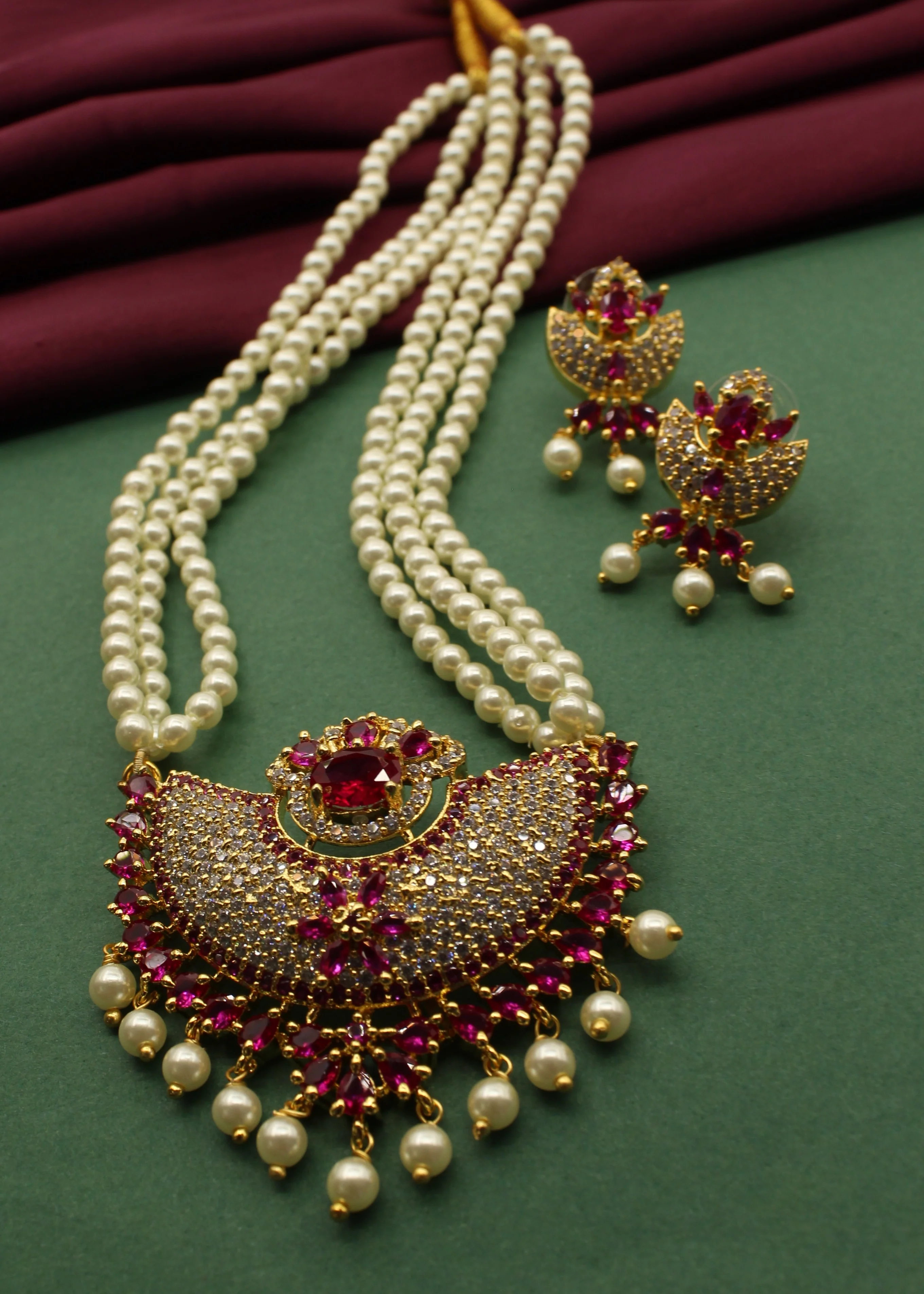 ELEGANT MOTI NECKLACE - Image 4