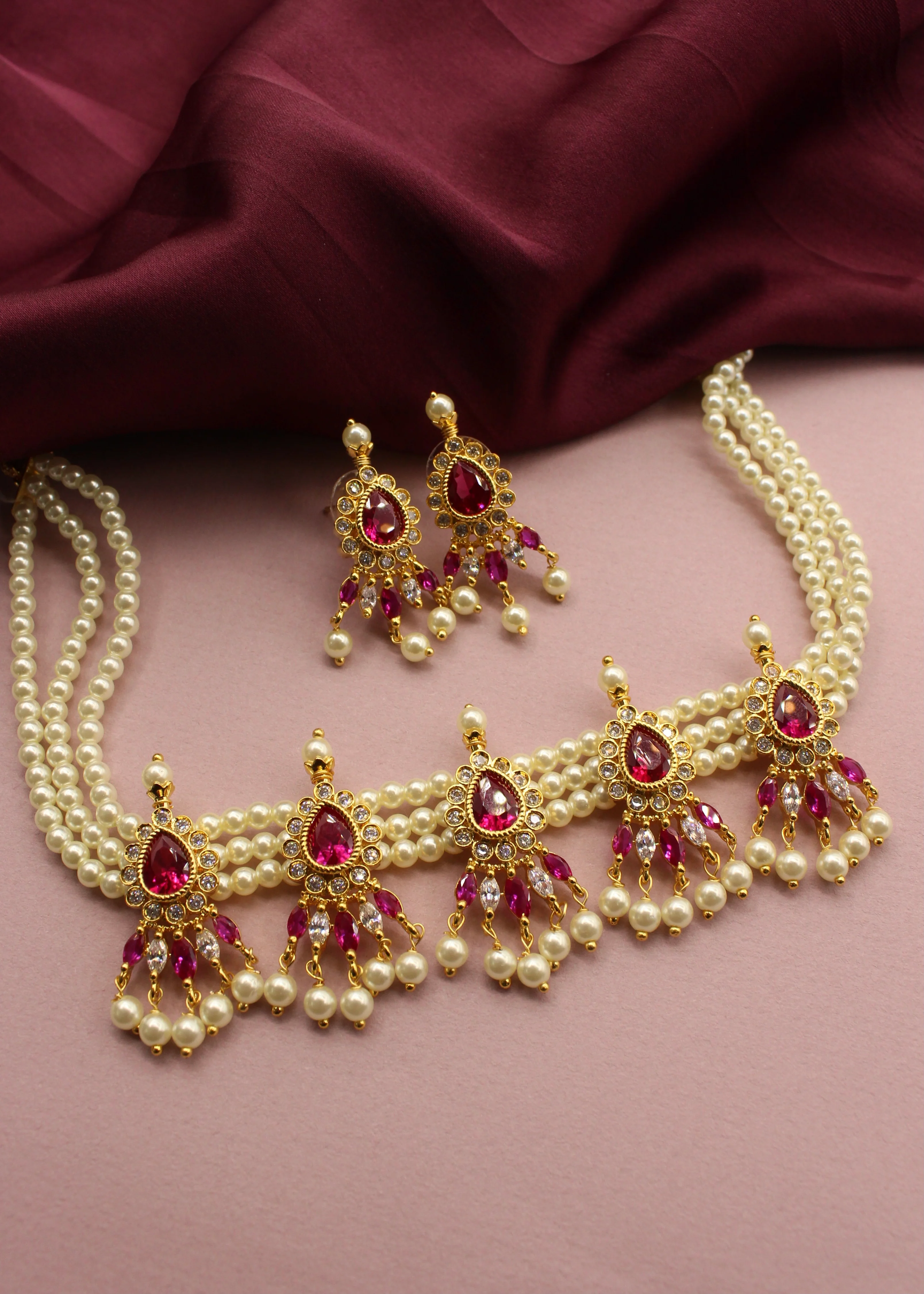 WEDDING WEAR CHOKER SET - Image 3