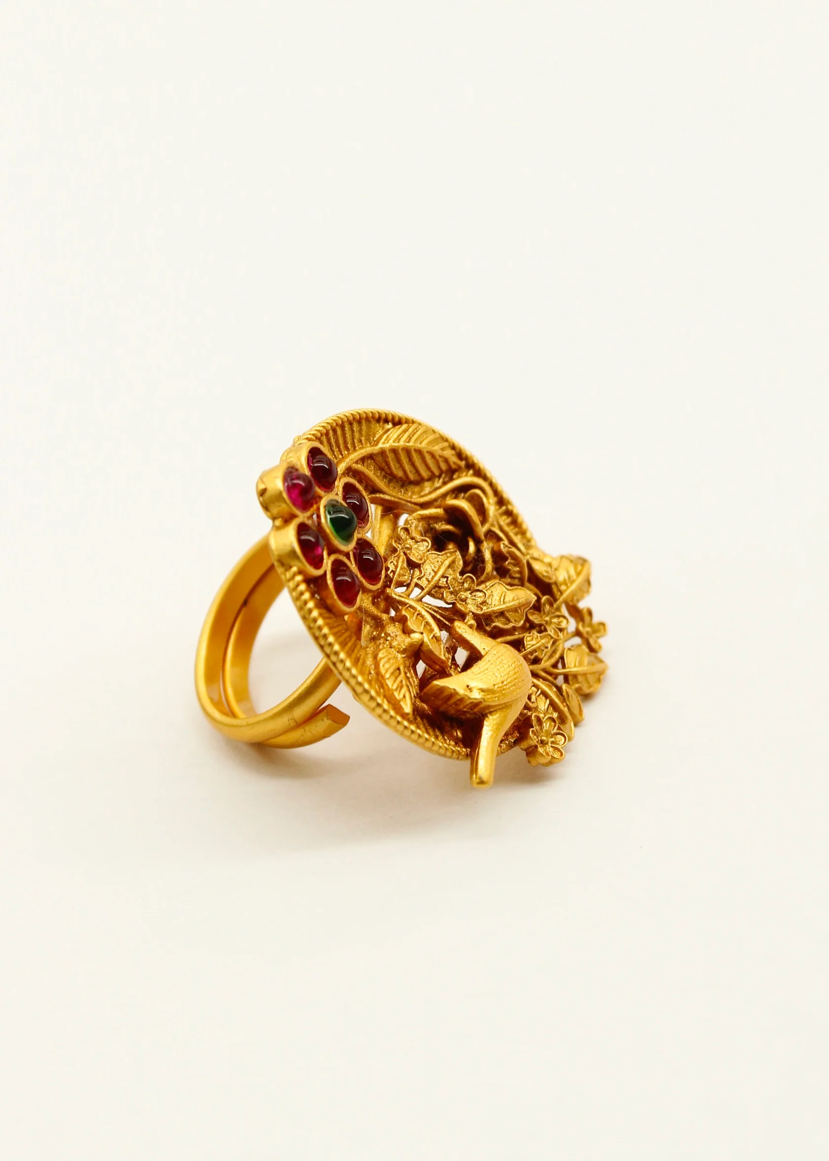 GRACY FLORET MATTE RING - Image 3