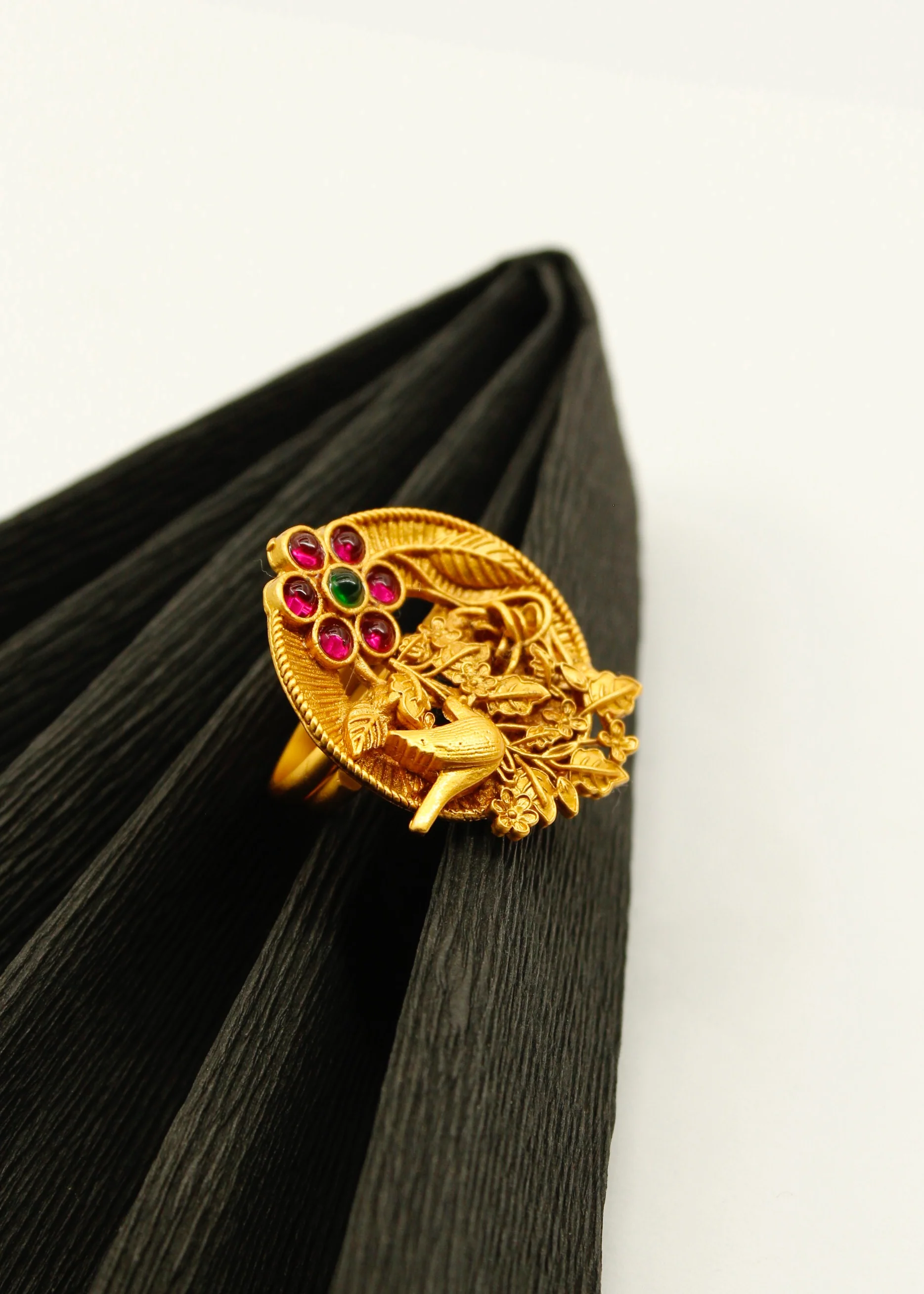 GRACY FLORET MATTE RING - Image 6