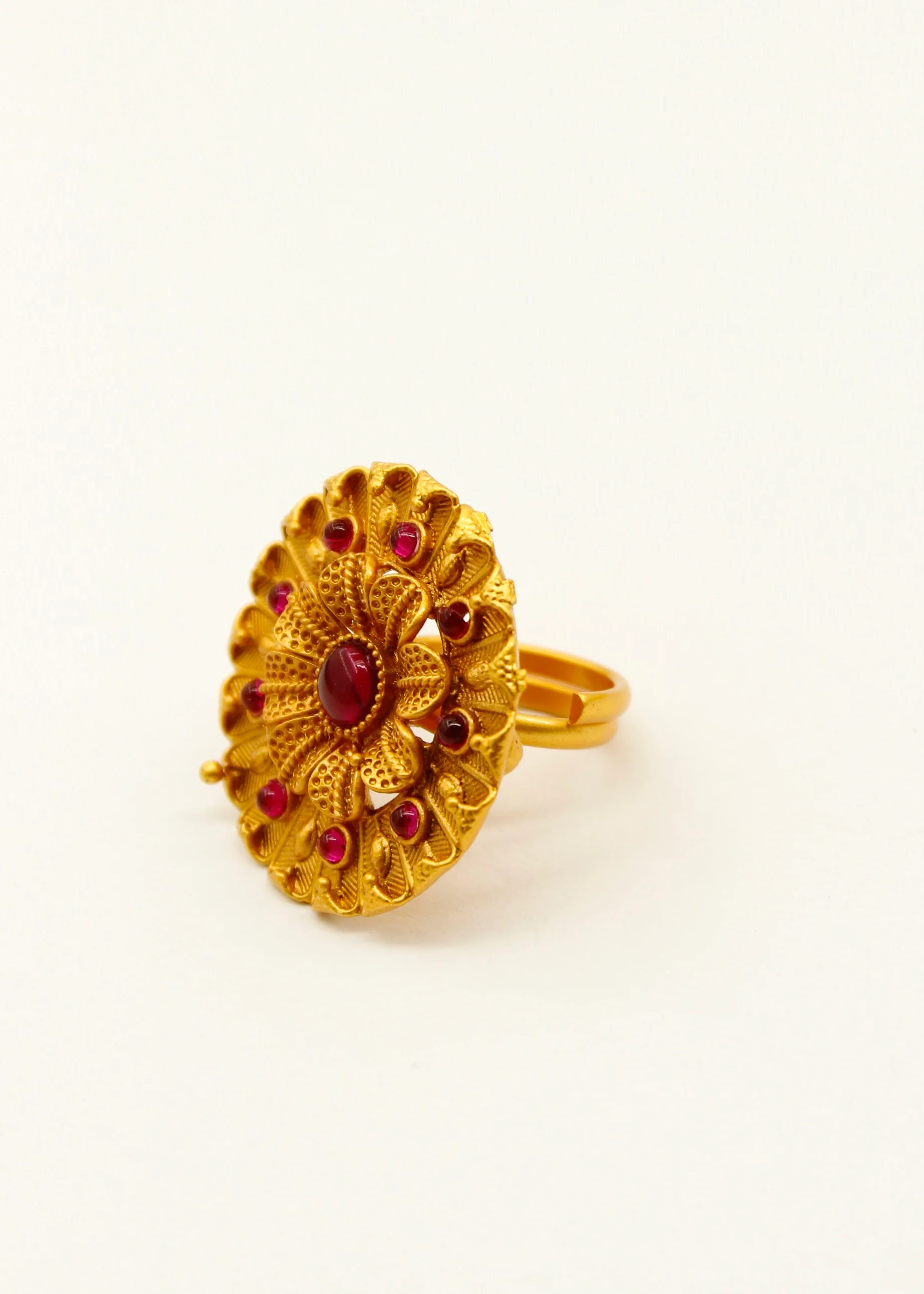 FLOWERET MATTE RING - Image 7