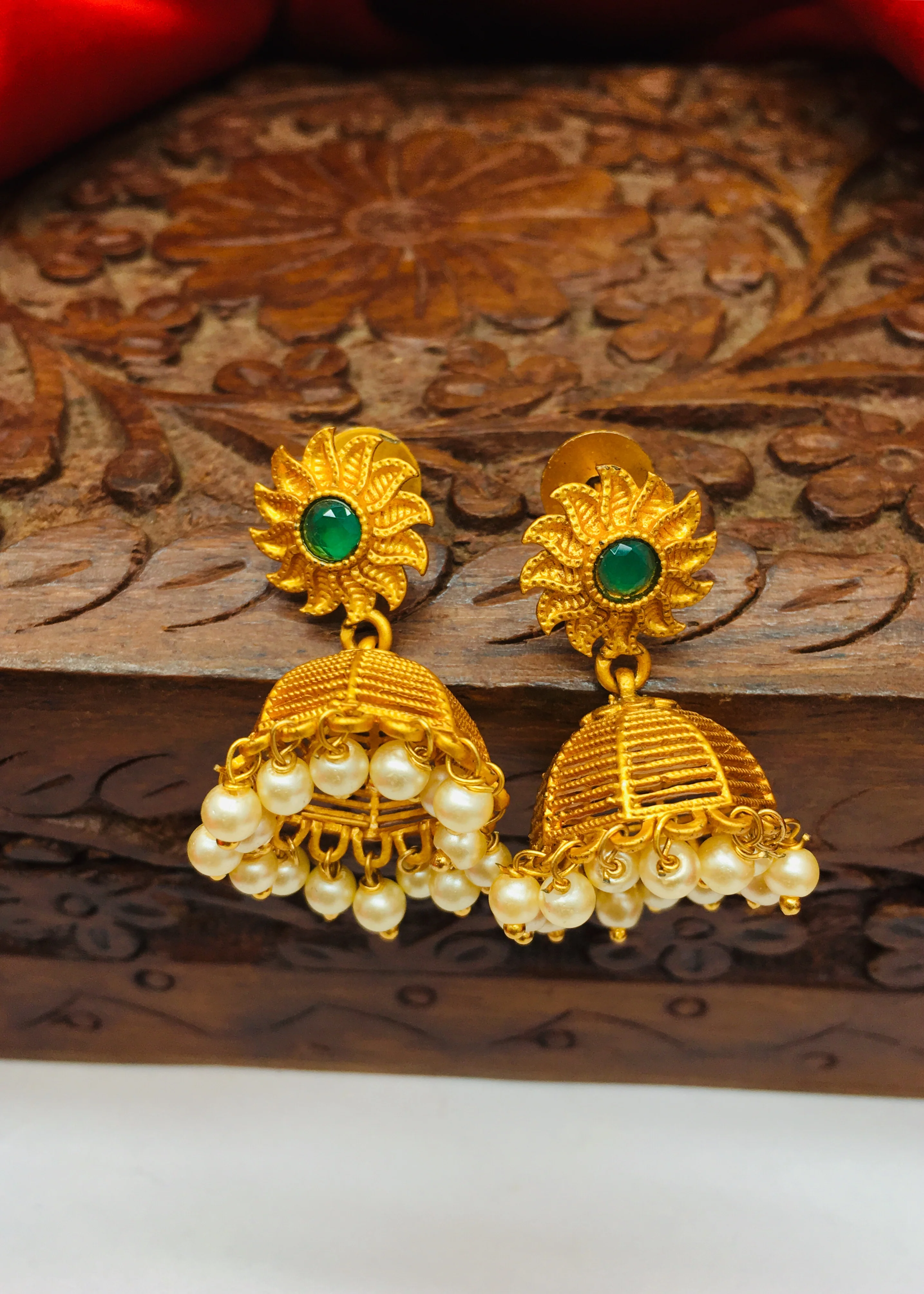 SMALL JALI JHUMKA - Image 2