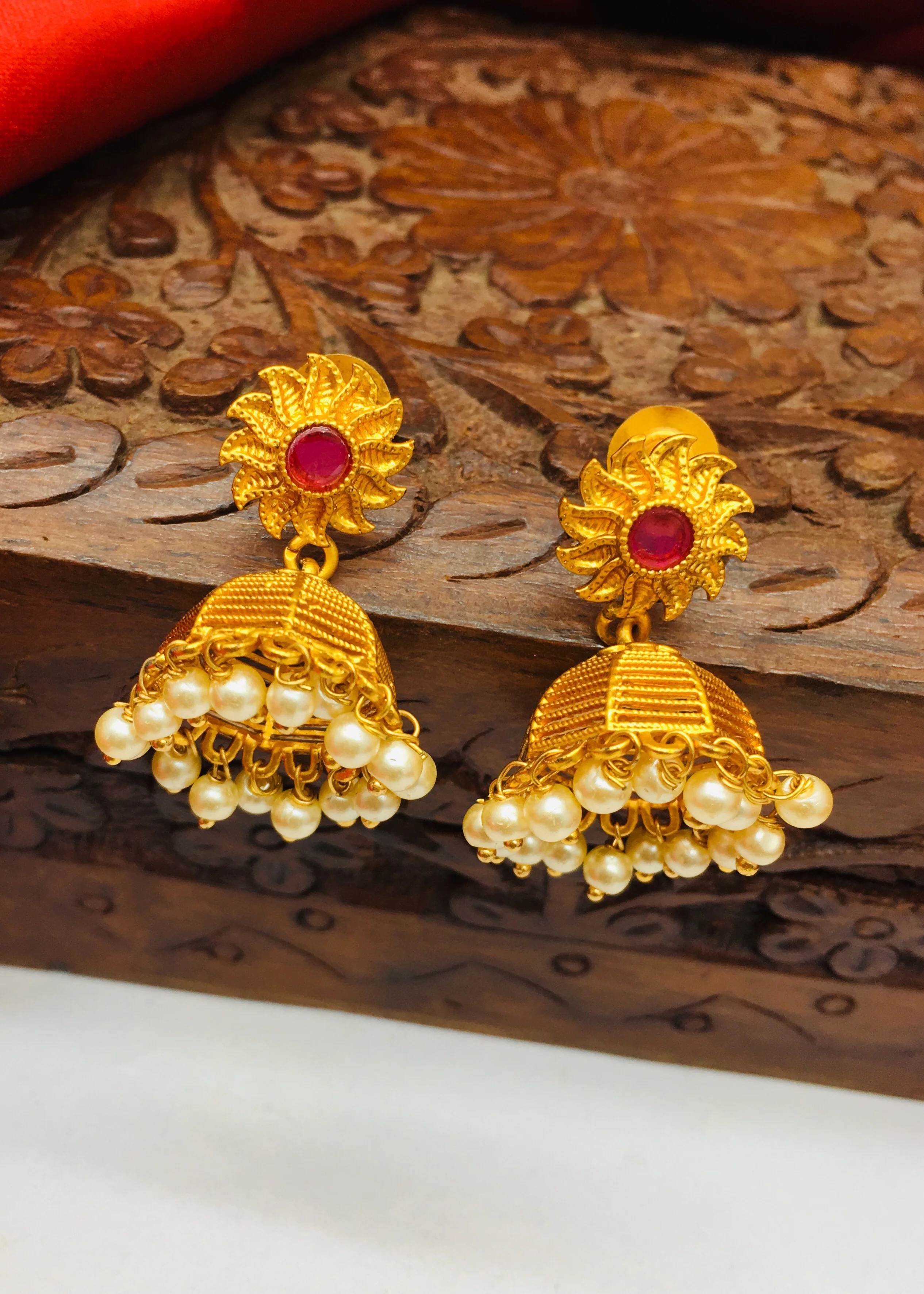 SMALL JALI JHUMKA - Image 3