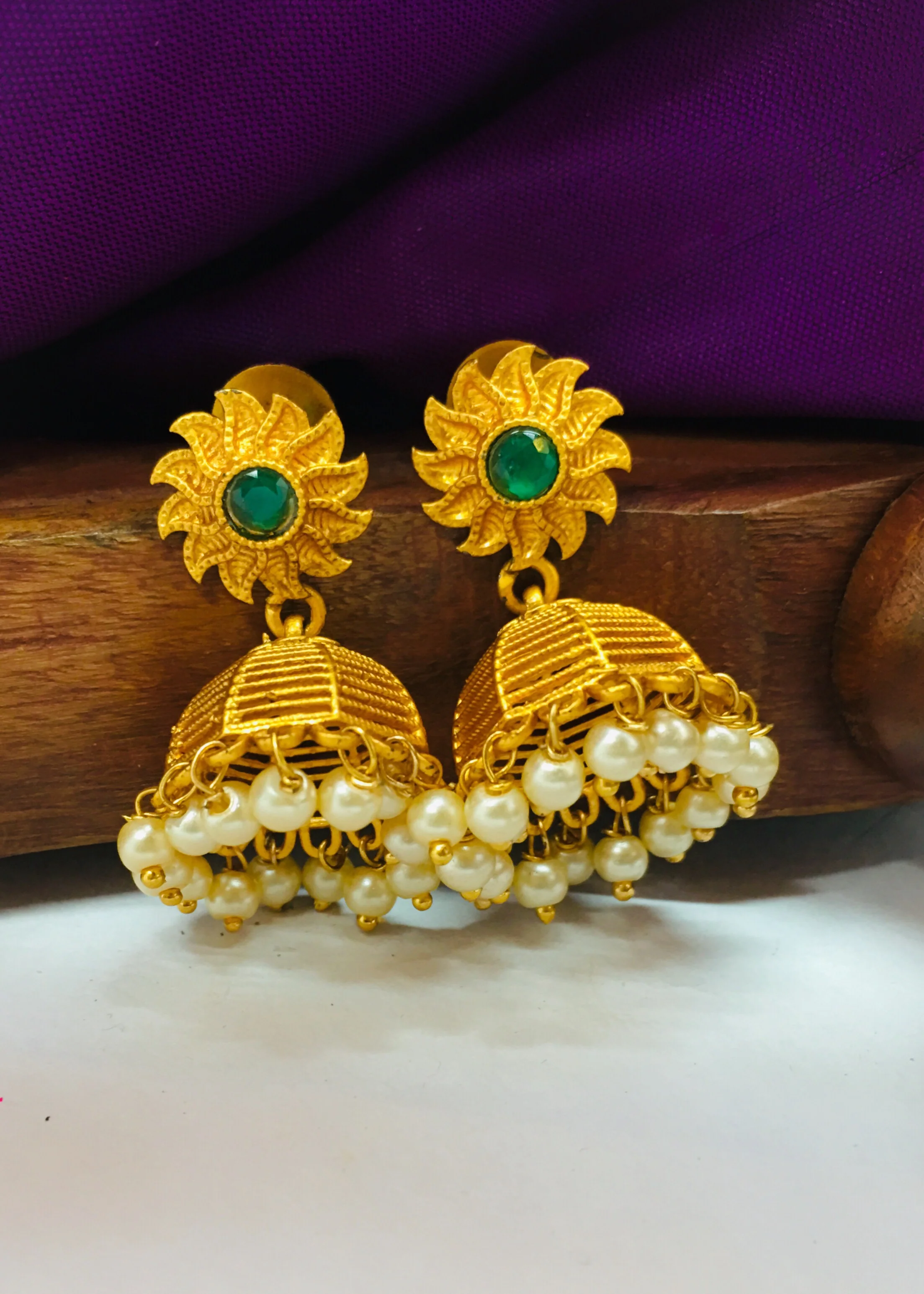 SMALL JALI JHUMKA - Image 5