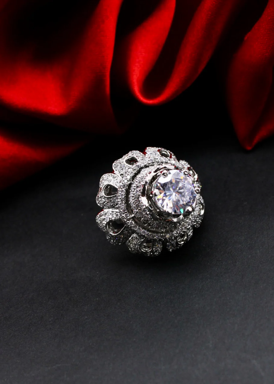 BRIDAL DESIGNER FINGER RING - Image 2
