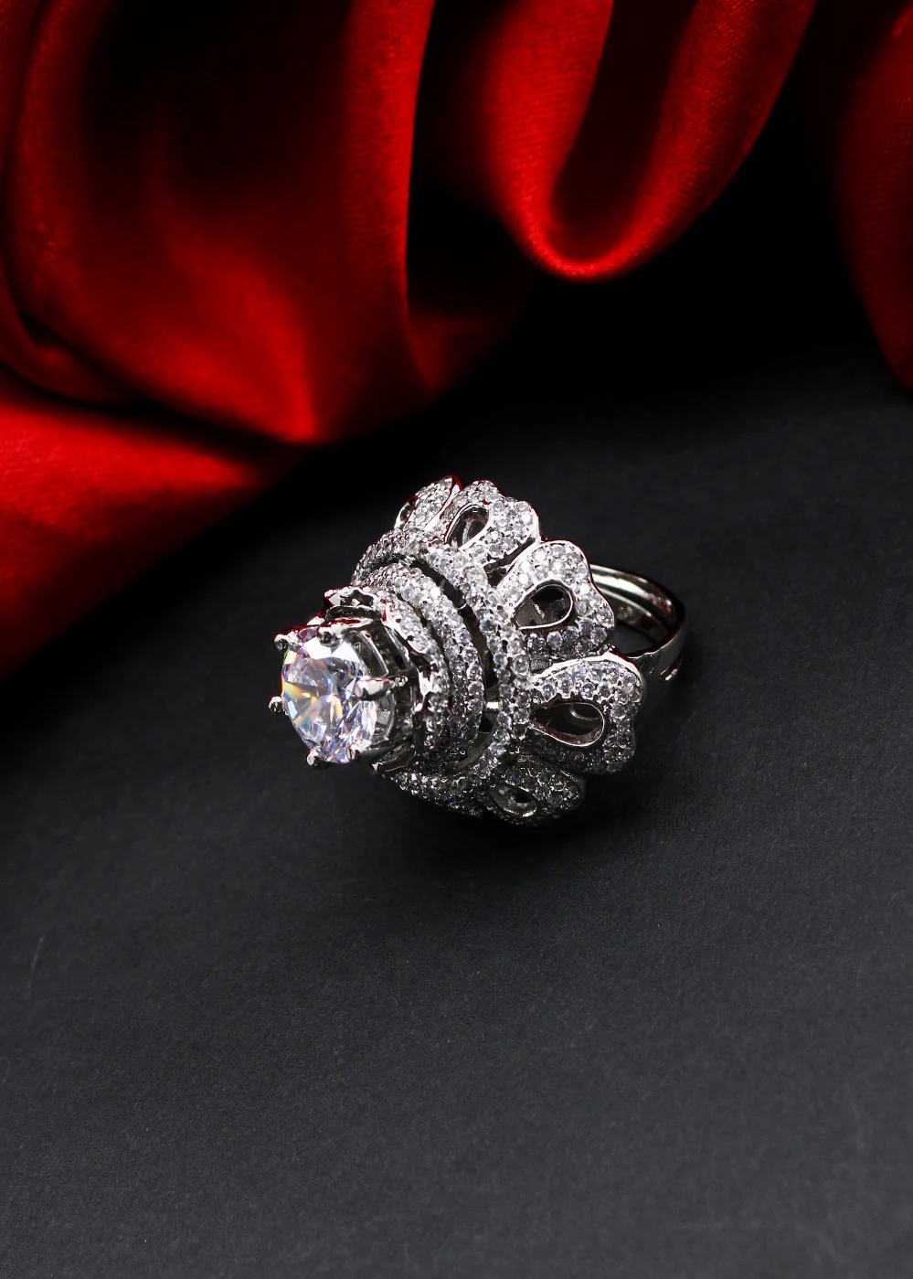 BRIDAL DESIGNER FINGER RING - Image 4