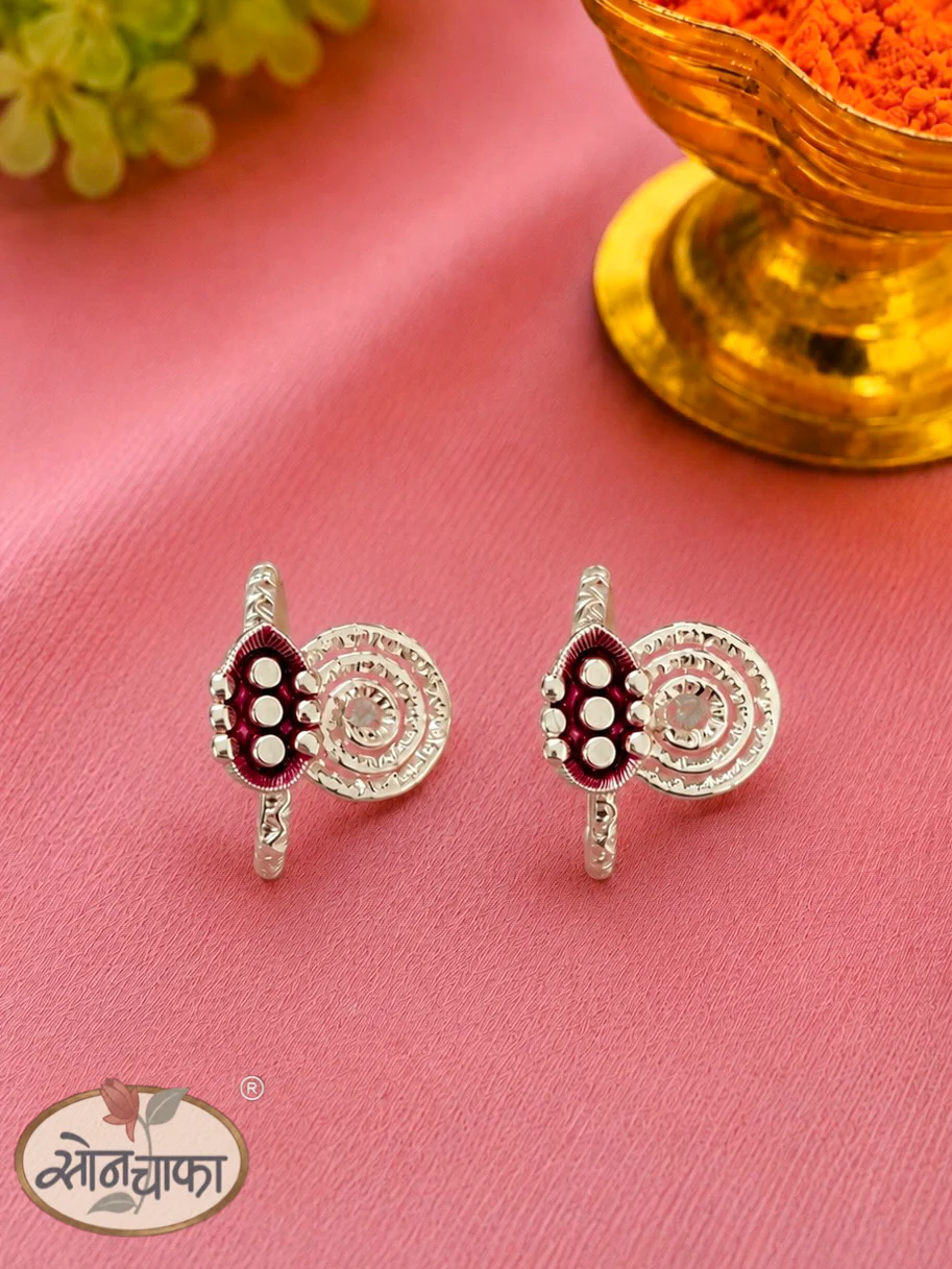 UNIQUE DESIGNER SILVER JODAVI