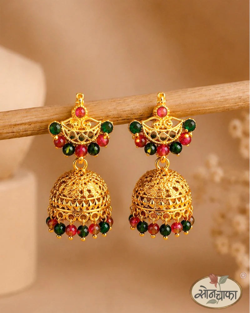 STYLISH FLORET JHUMKA - Image 2