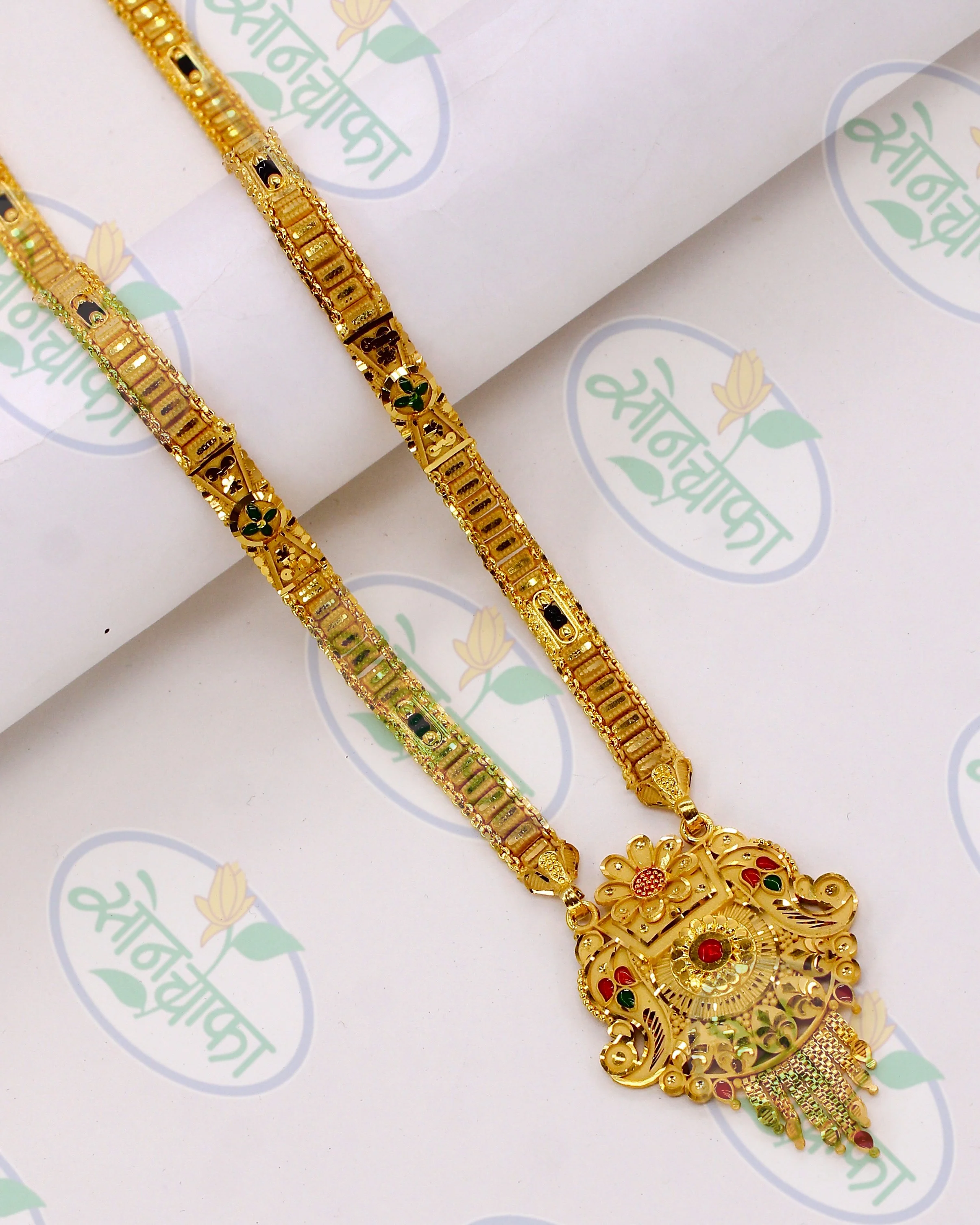 ALLURING GOLD PLATED MANGALSUTRA
