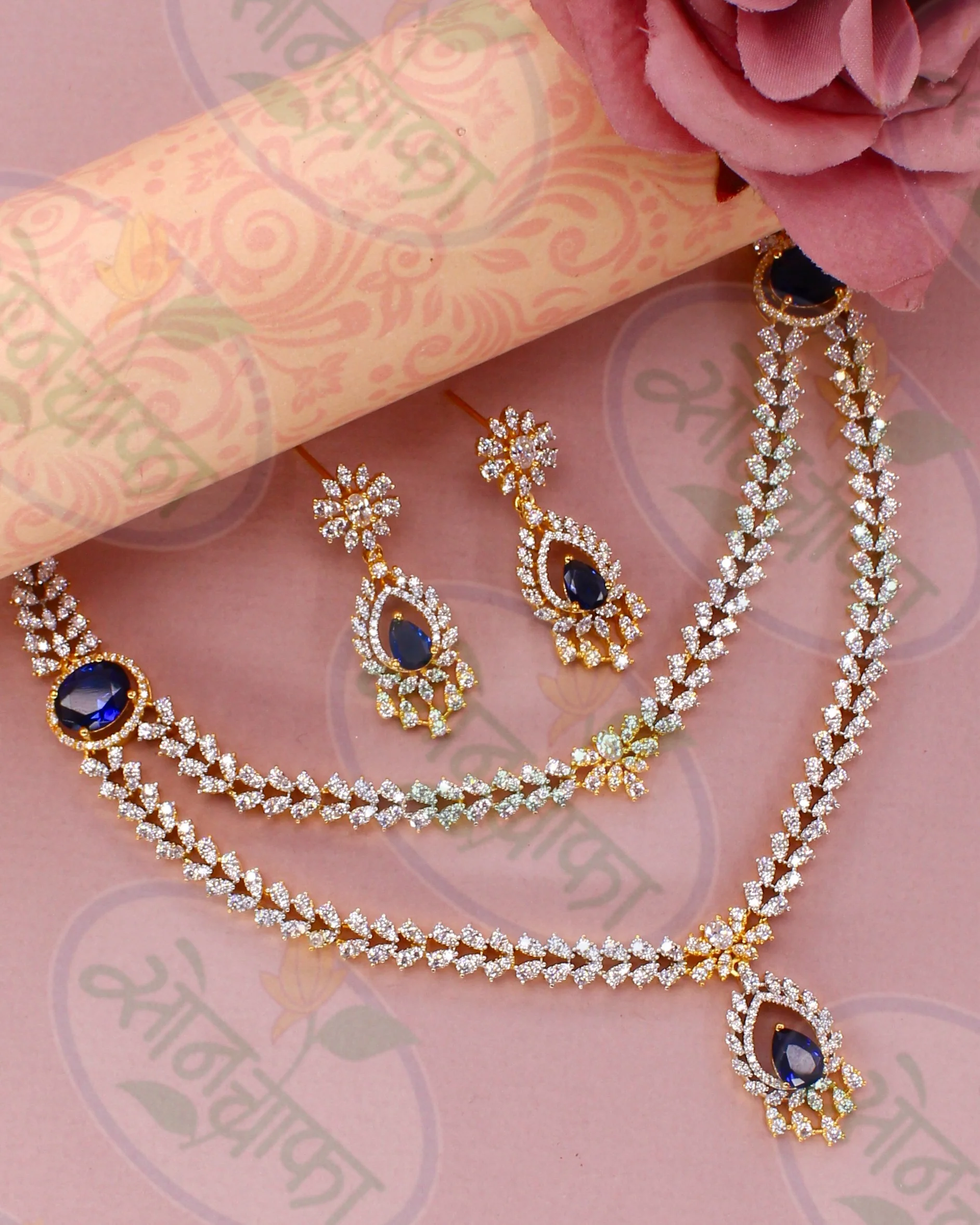 LAYERED FLIGHT DIAMOND NECKLACE